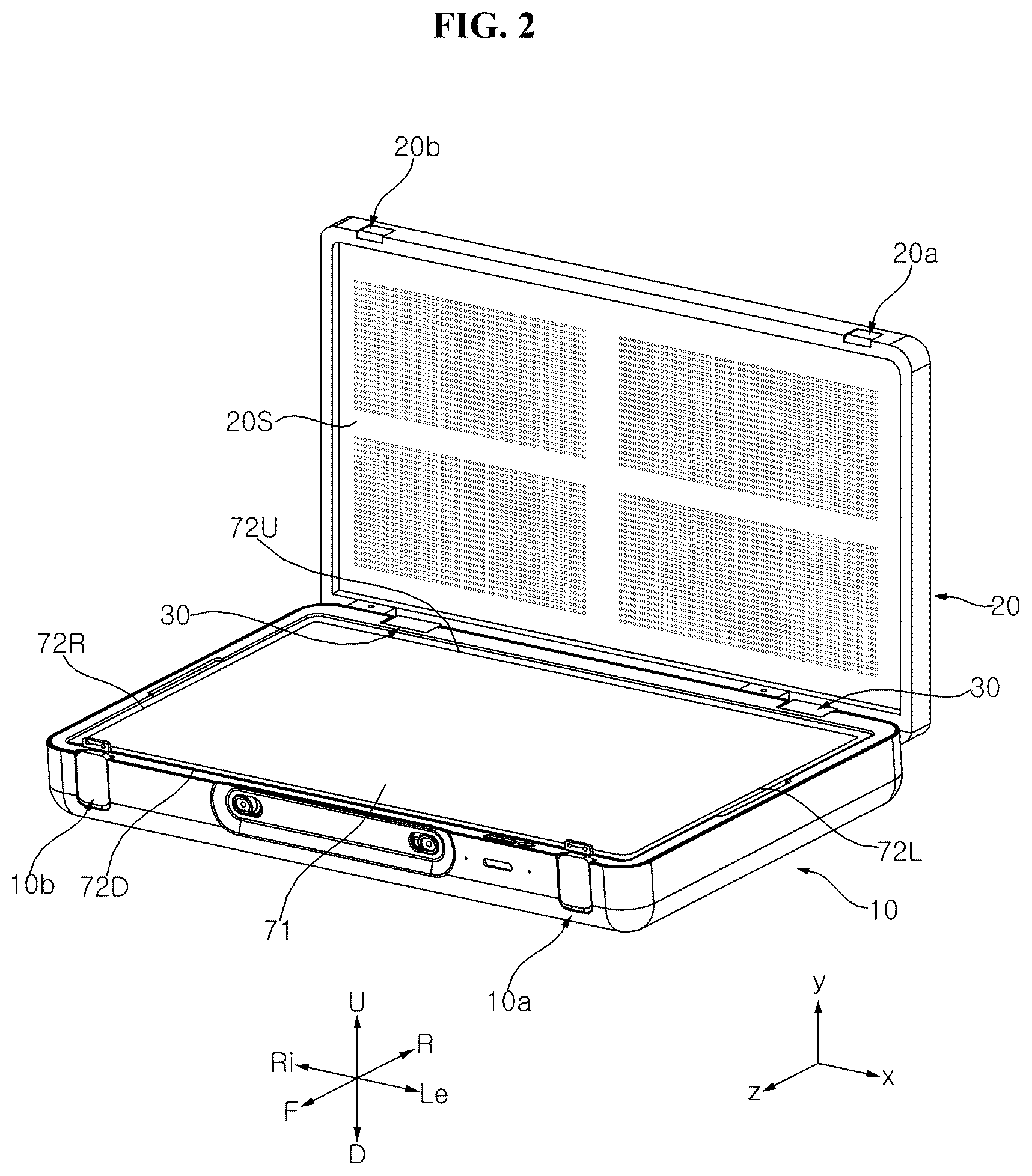 Patent US12328829 Figure 2 – Display device