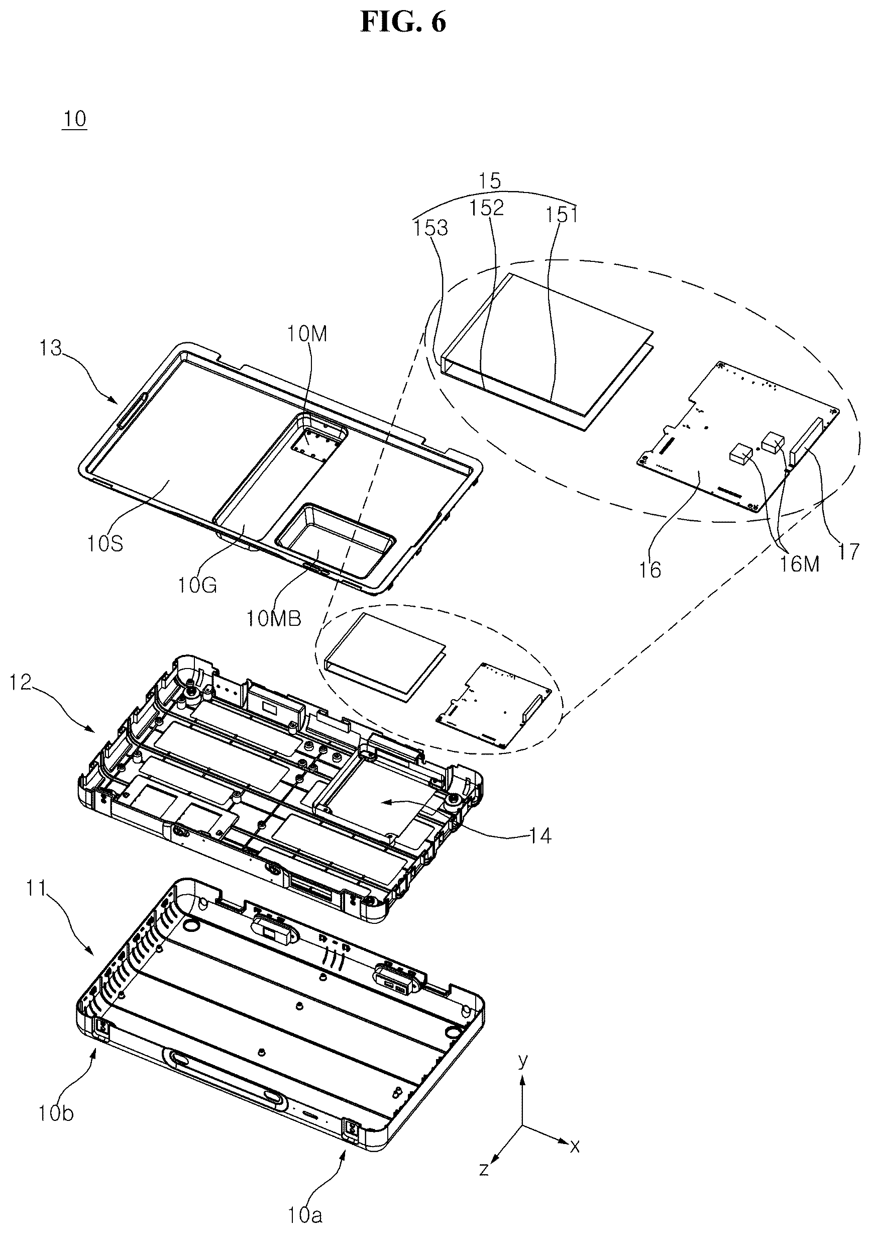 Patent US12328829 Figure 6 – Display device