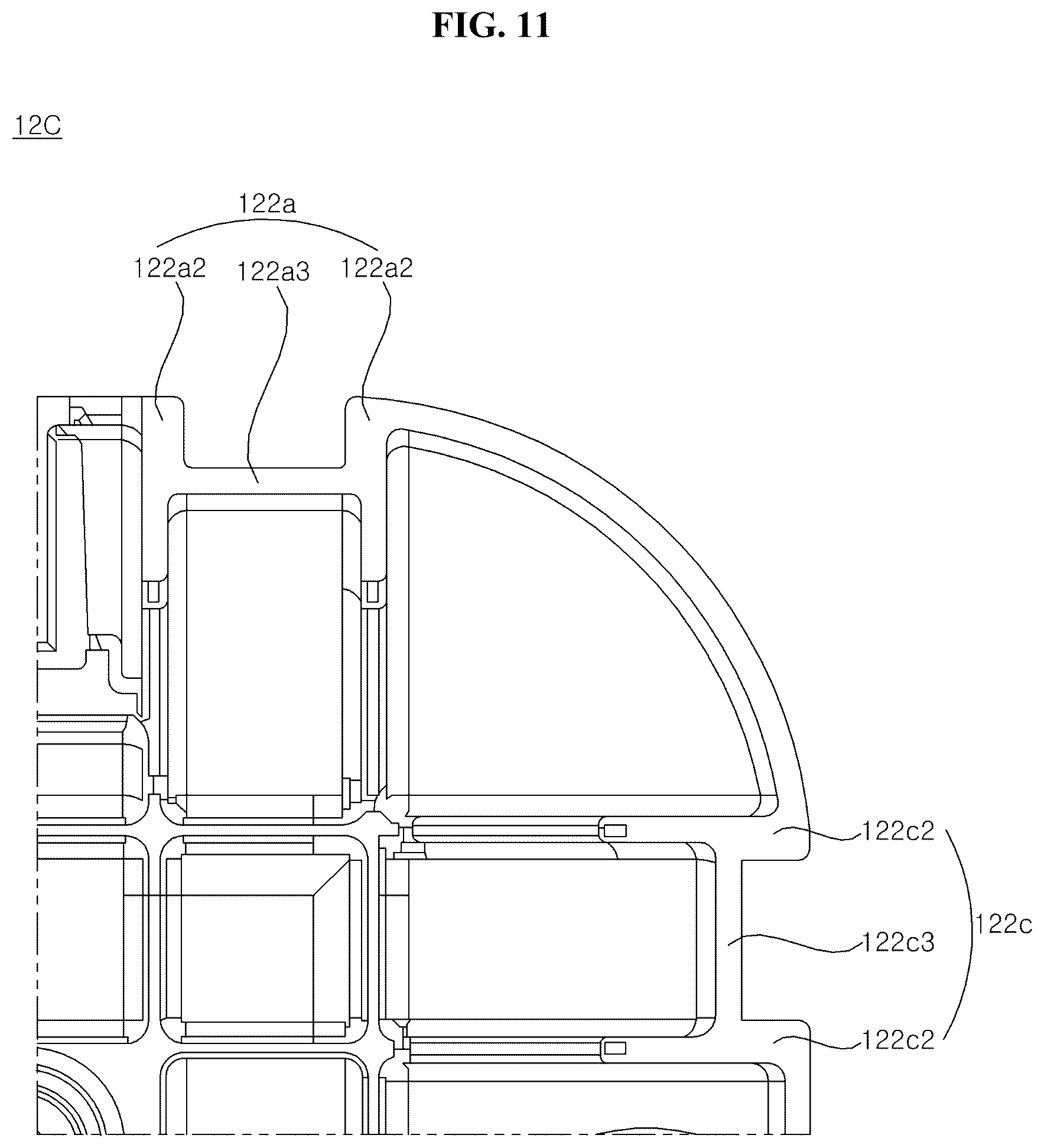 Patent US12328829 Figure 11 – Display device