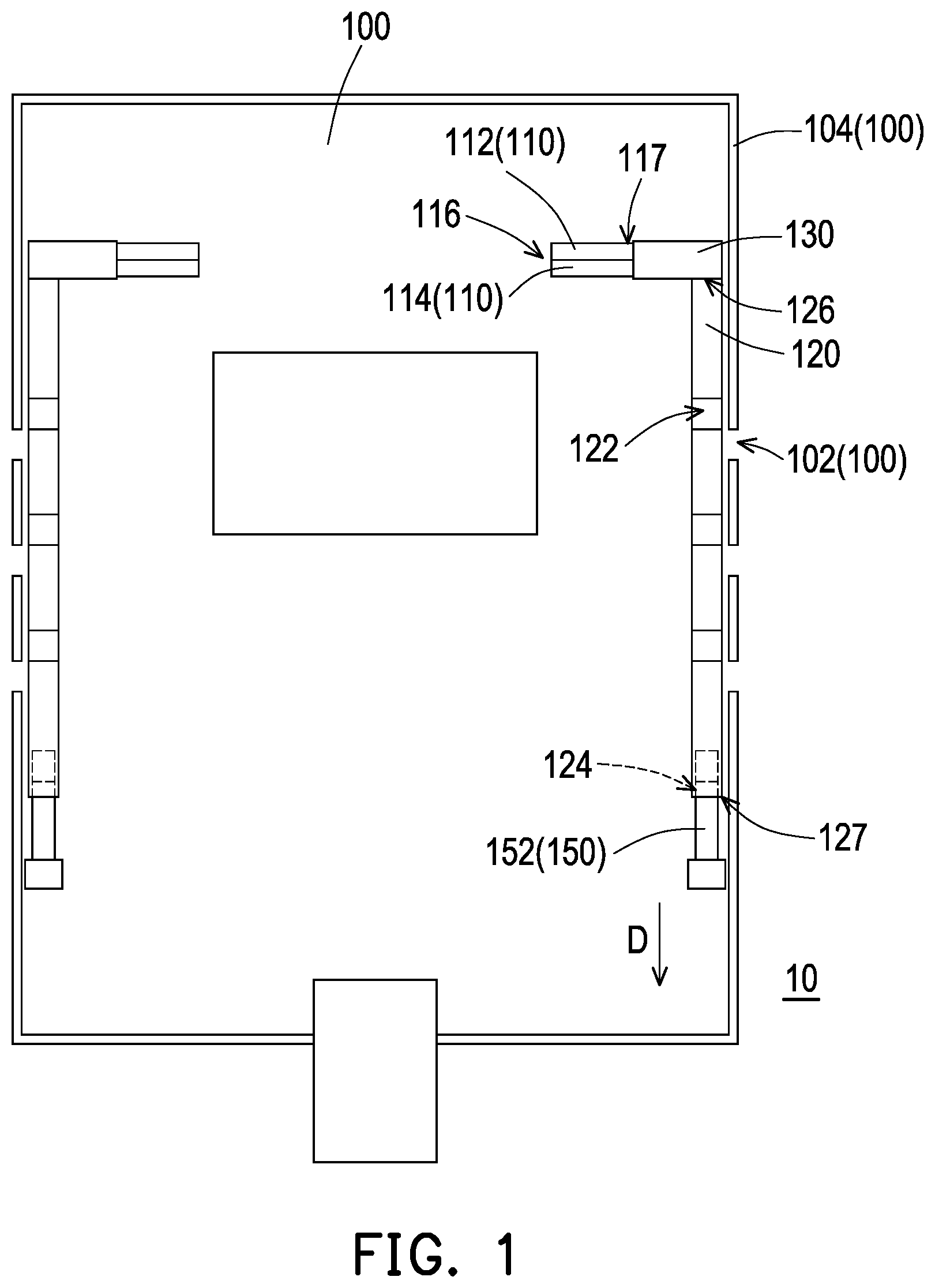 Patent US12328833 — Electronic device — Figure 1