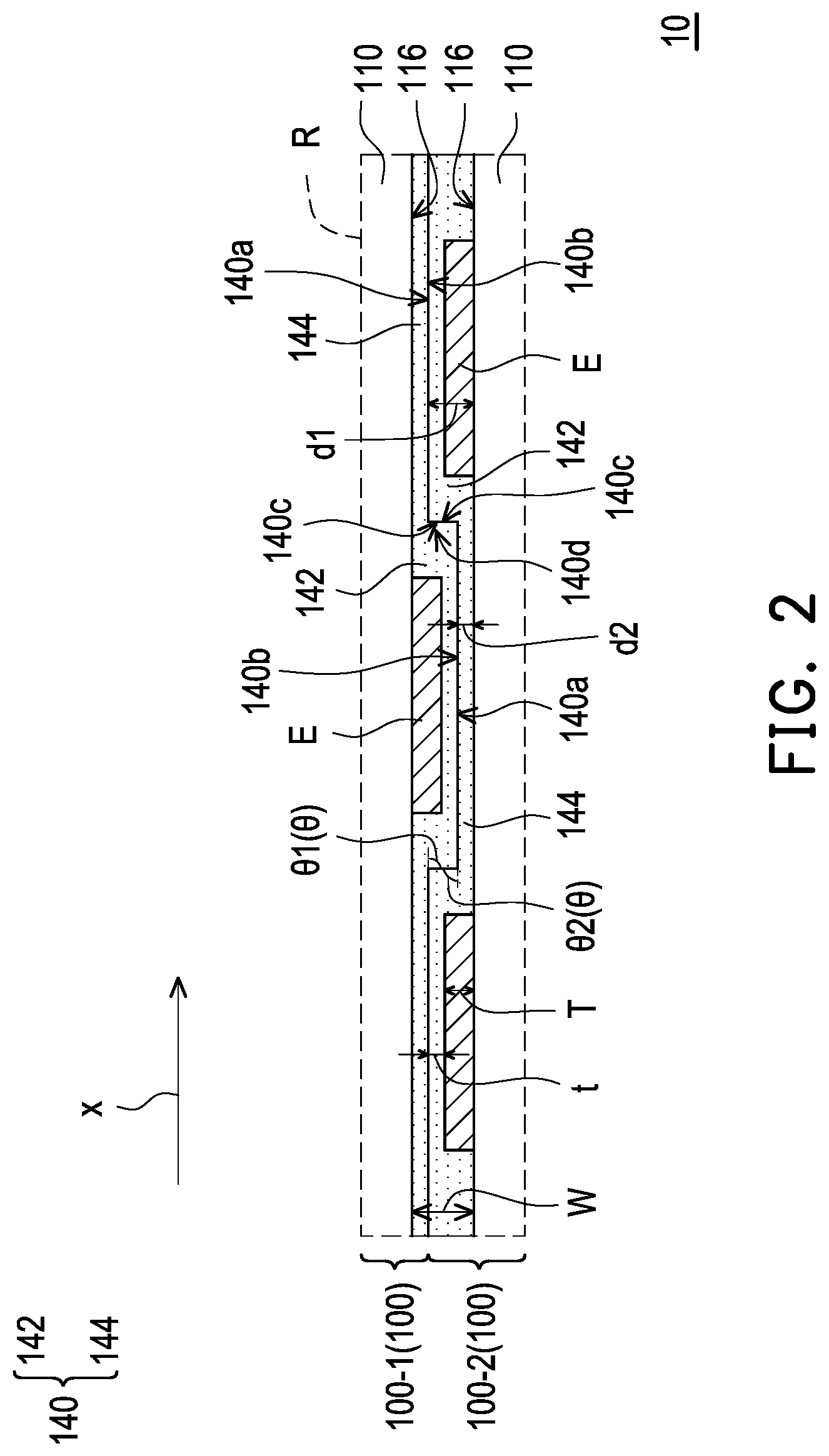 Patent US12328835 Figure 2 – Display apparatus