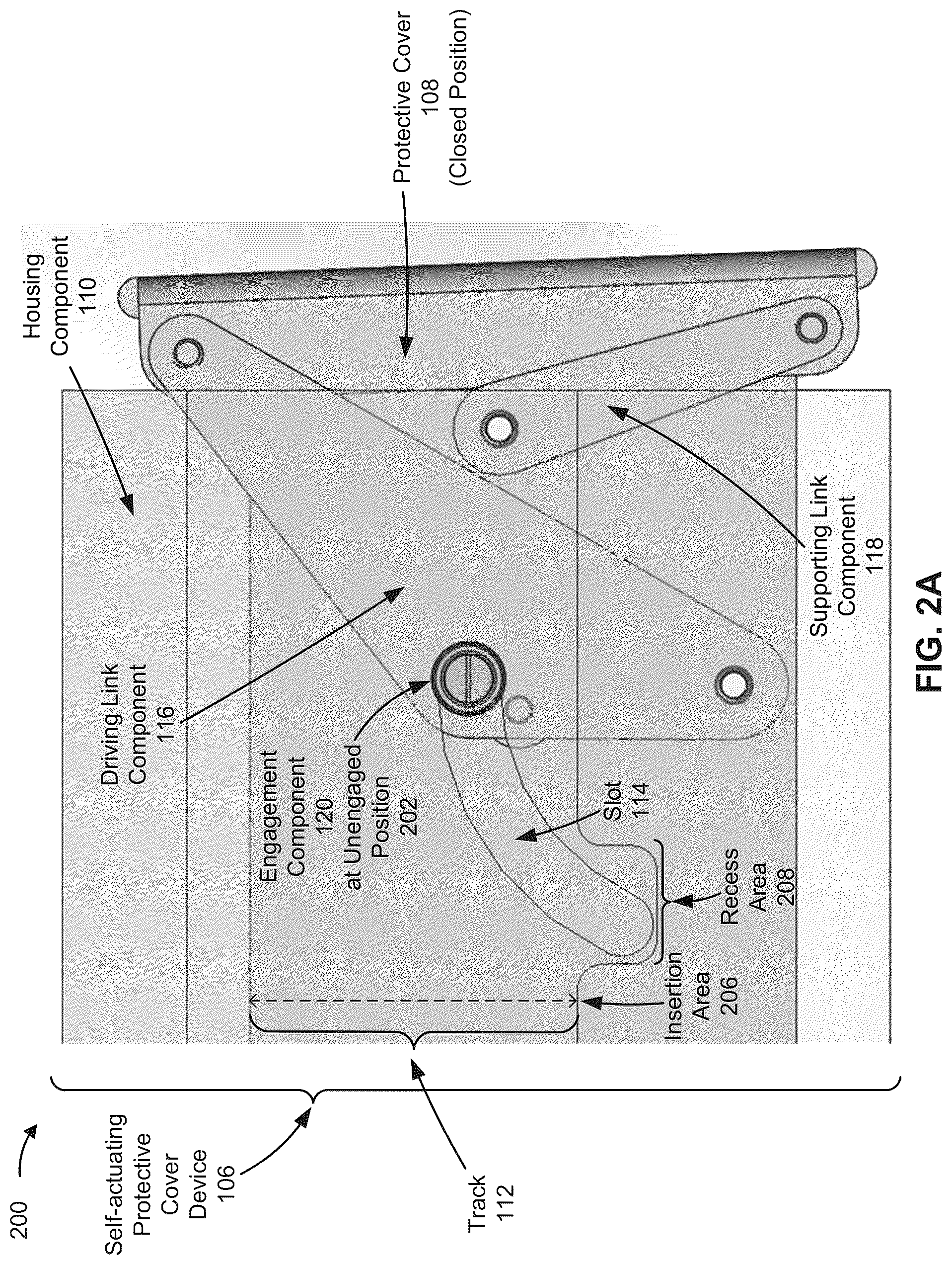 Patent US12328836 Figure 4 – Self-actuating protective cover device for connectors of a field-replaceable unit