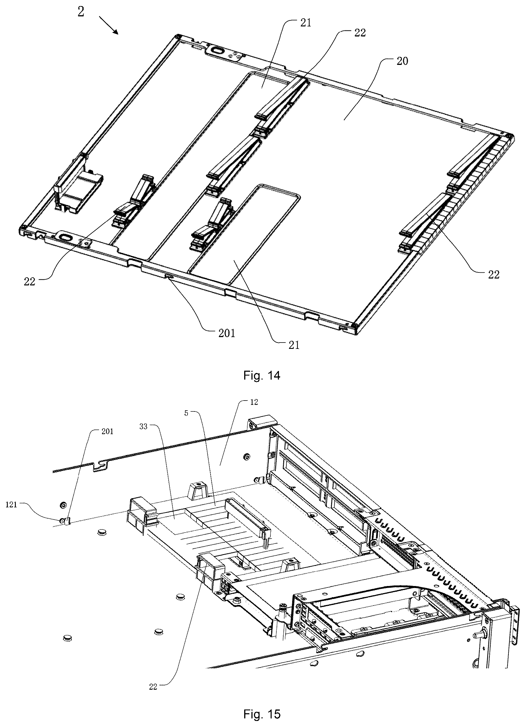 Patent US12328837 Figure 7 – Chassis architecture and server comprising same