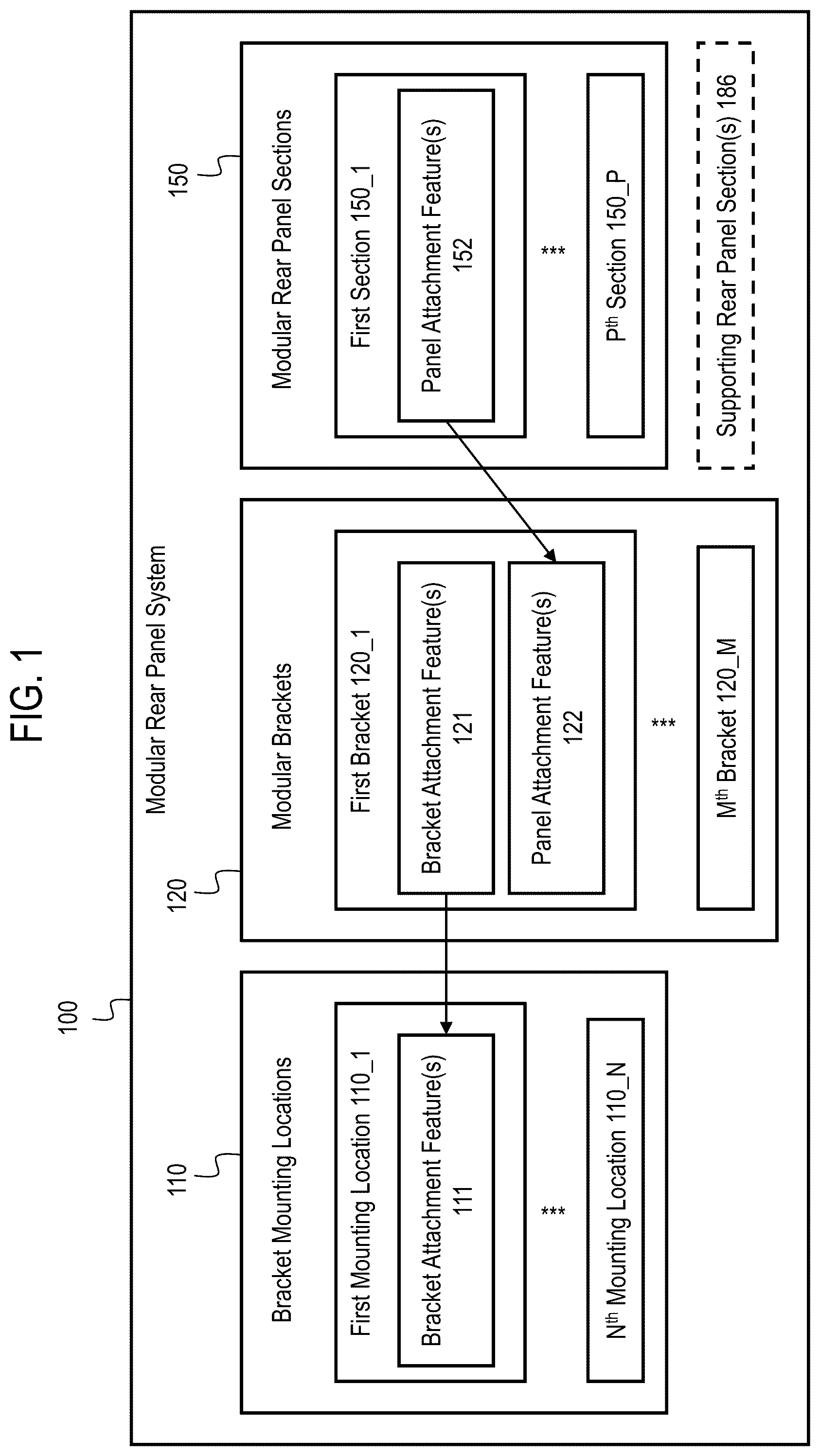 Patent US12328839 — Modular rear panel system for chassis of electronic device — Figure 1
