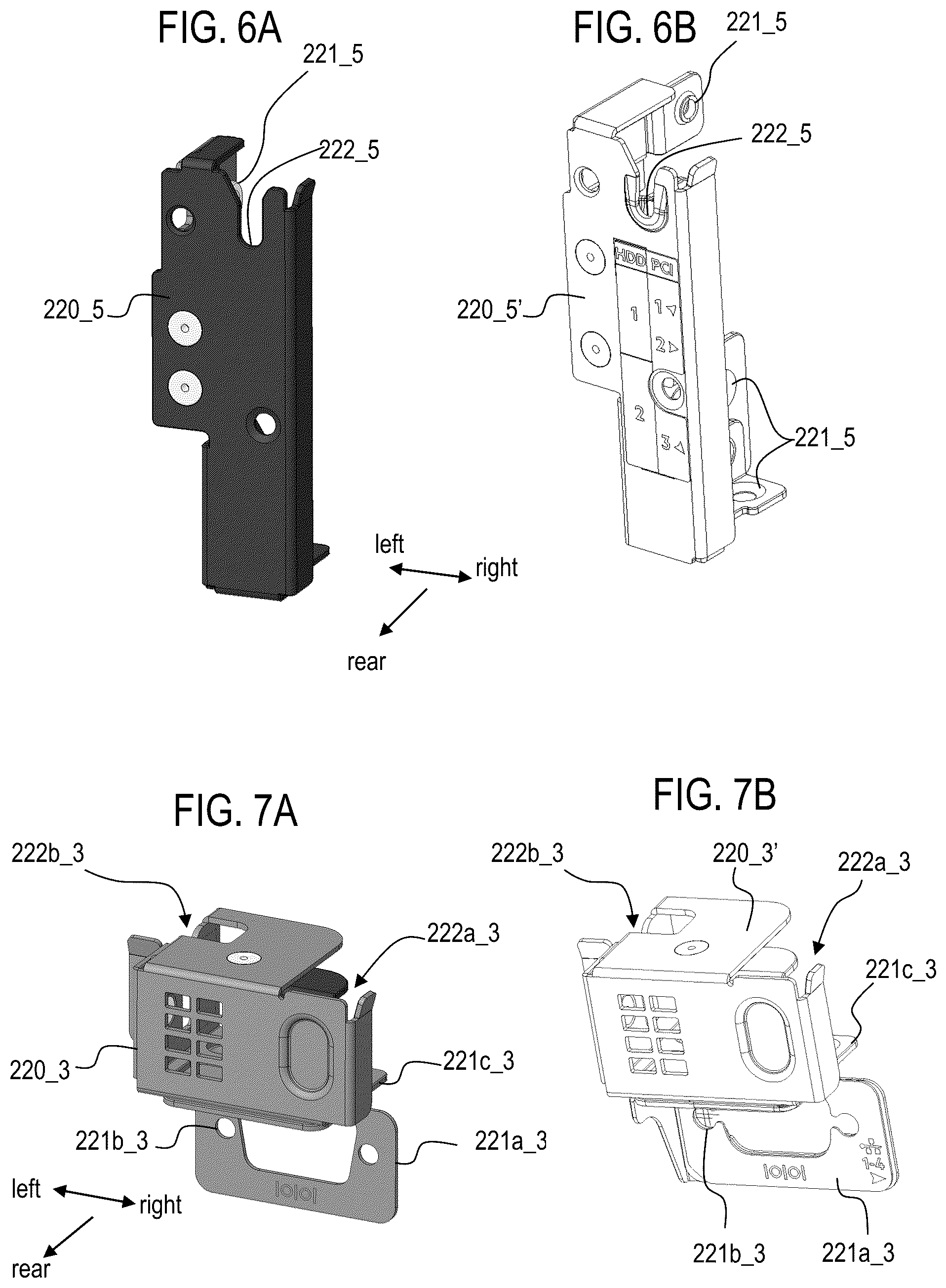 Patent US12328839 Figure 5 – Modular rear panel system for chassis of electronic device
