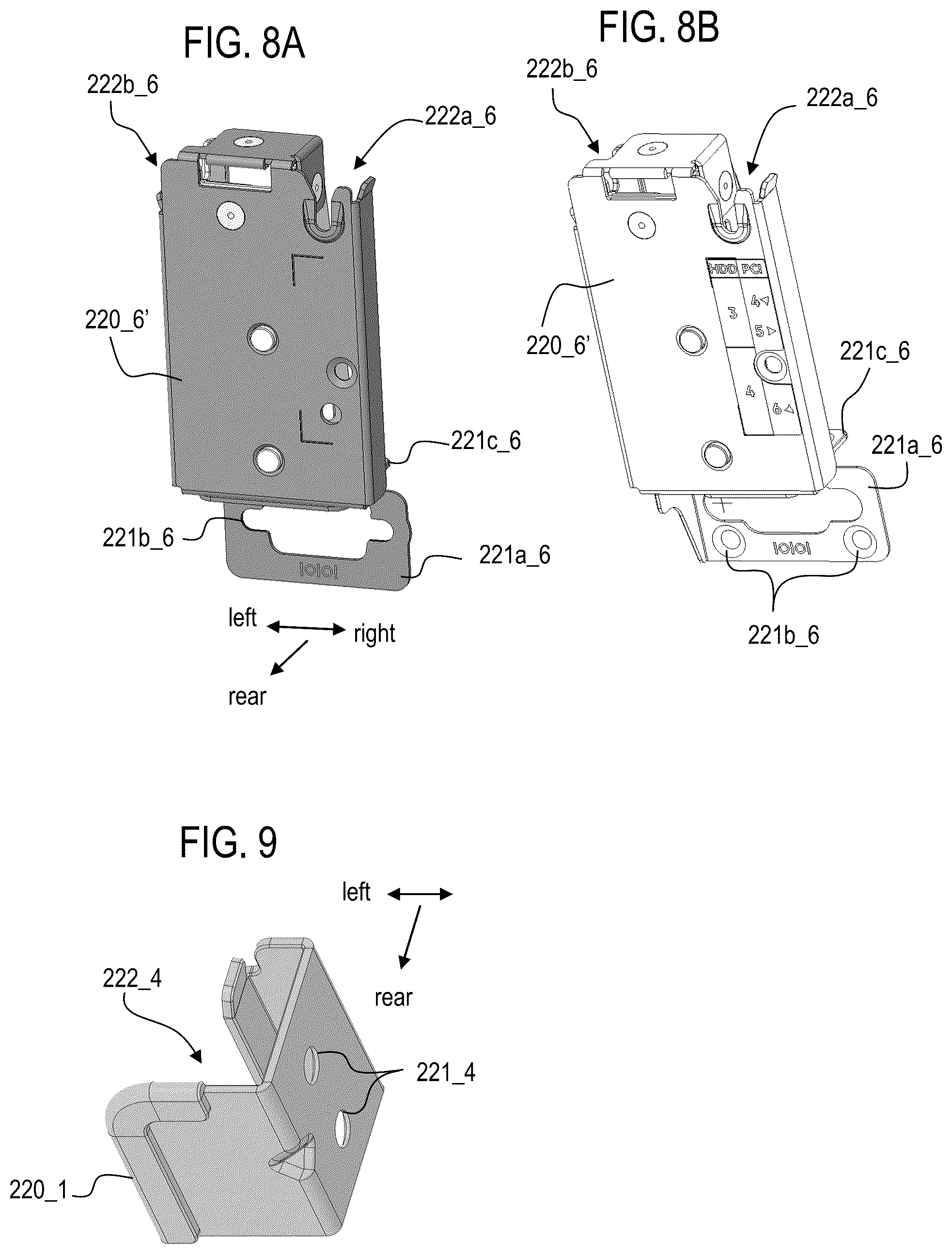 Patent US12328839 Figure 6 – Modular rear panel system for chassis of electronic device