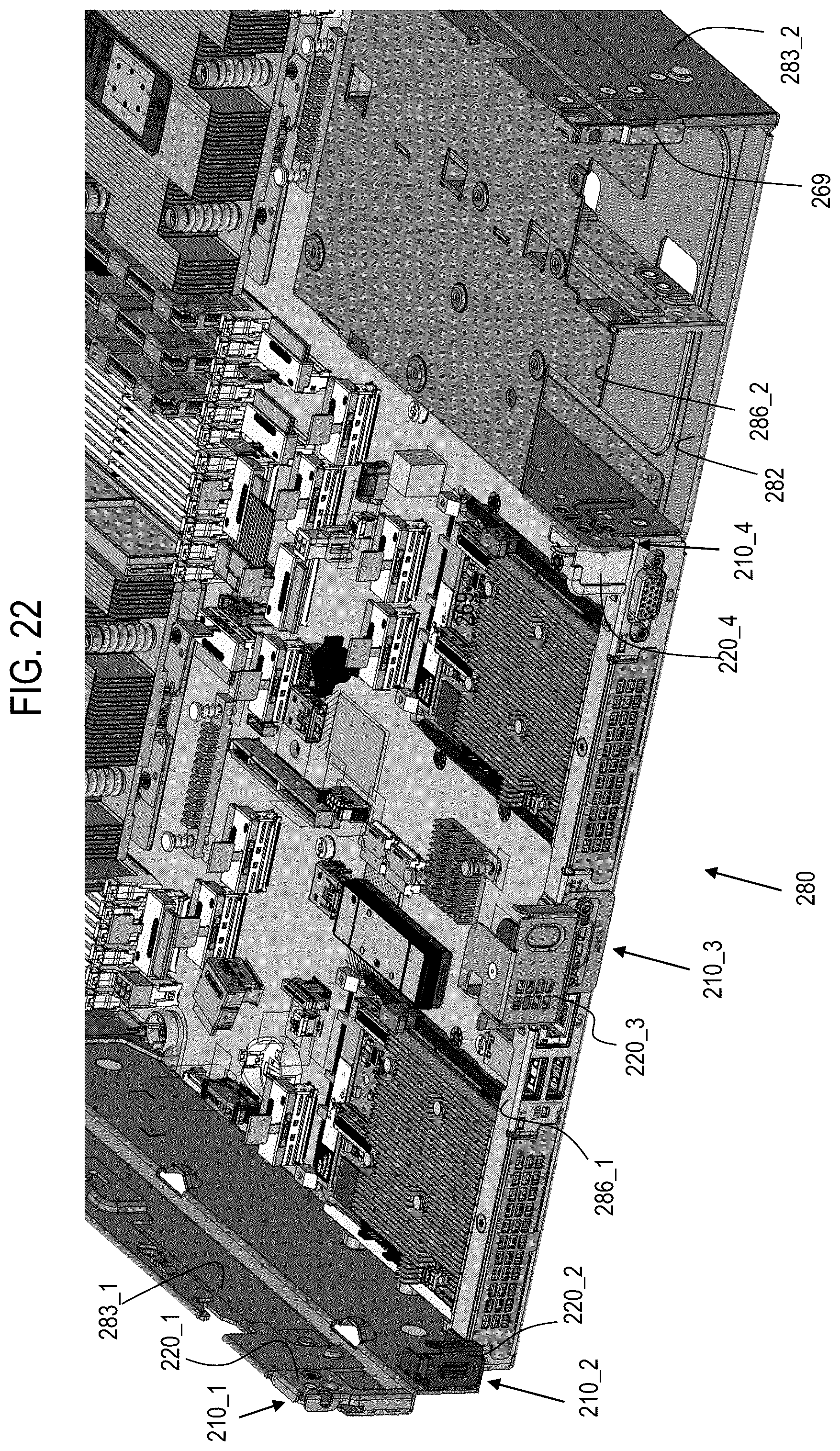 Patent US12328839 Figure 11 – Modular rear panel system for chassis of electronic device
