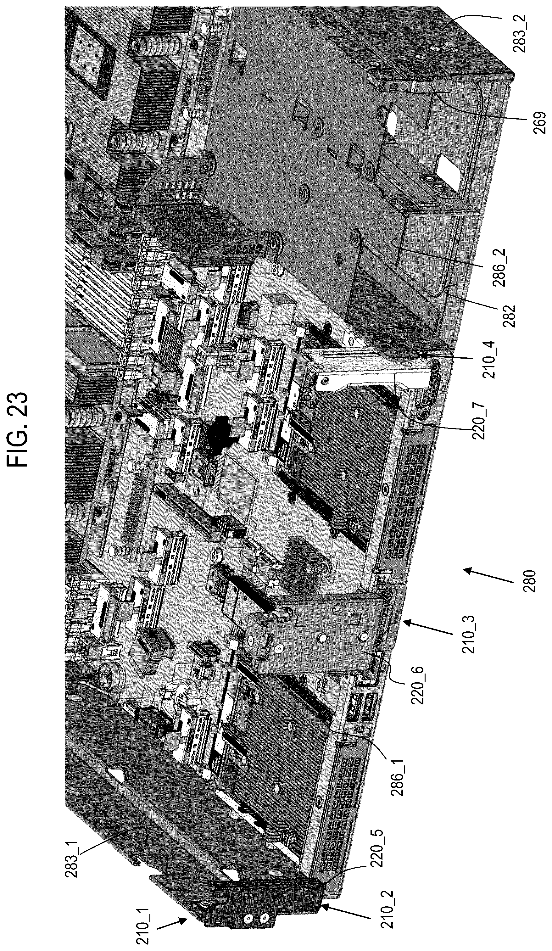 Patent US12328839 Figure 12 – Modular rear panel system for chassis of electronic device