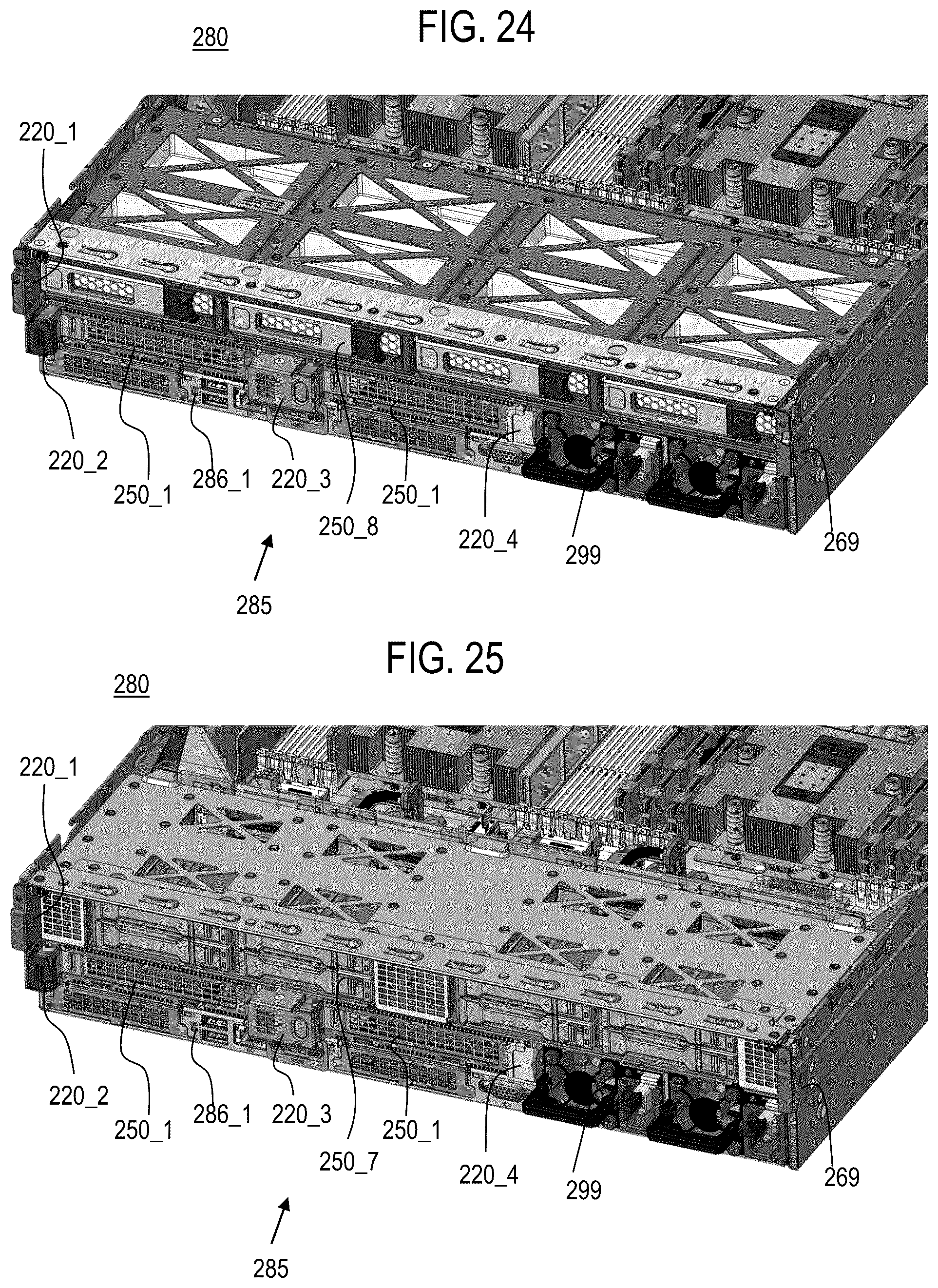 Patent US12328839 Figure 13 – Modular rear panel system for chassis of electronic device