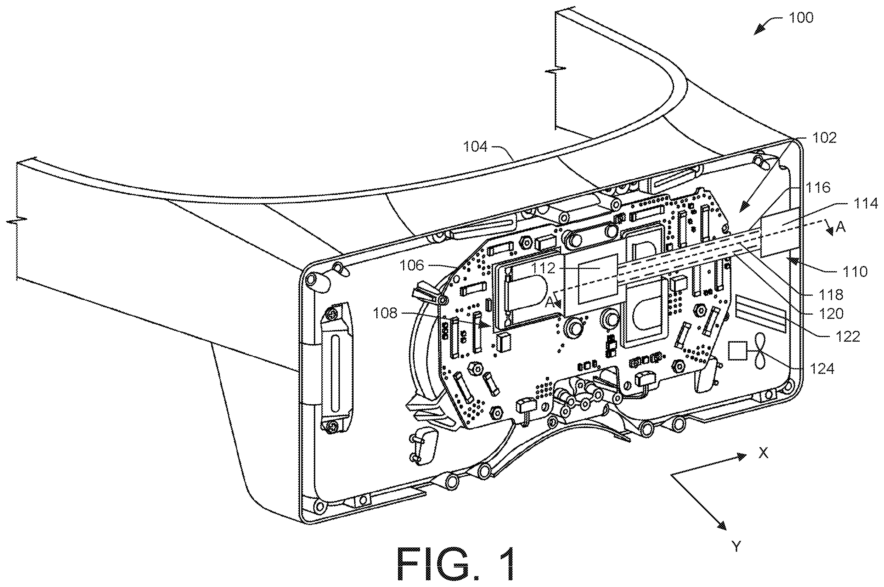 Patent US12328845 Figure 1 – Thermal conduit for electronic device