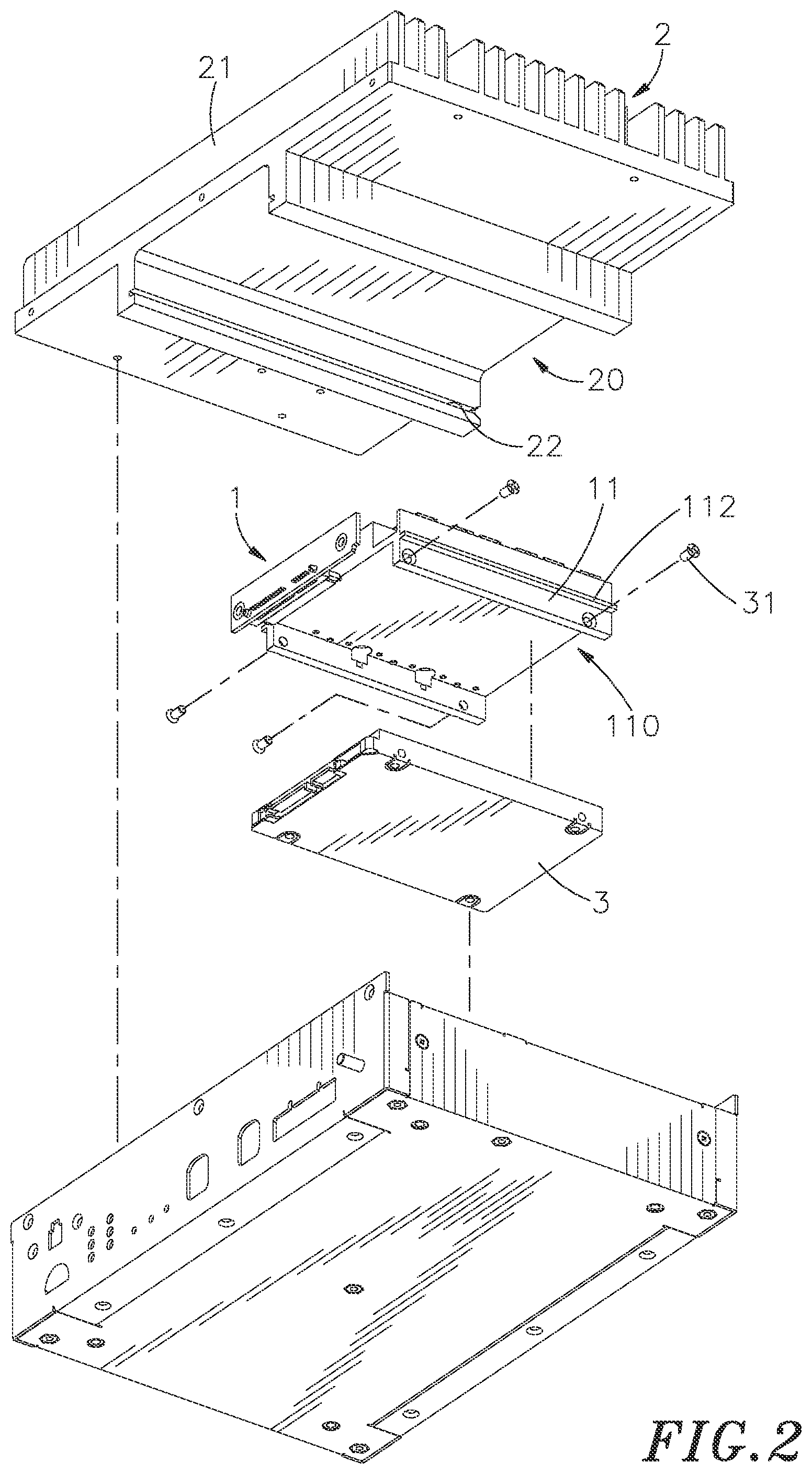 Patent US12328846 Figure 2 – Elastic heat conduction mechanism for electronic devices