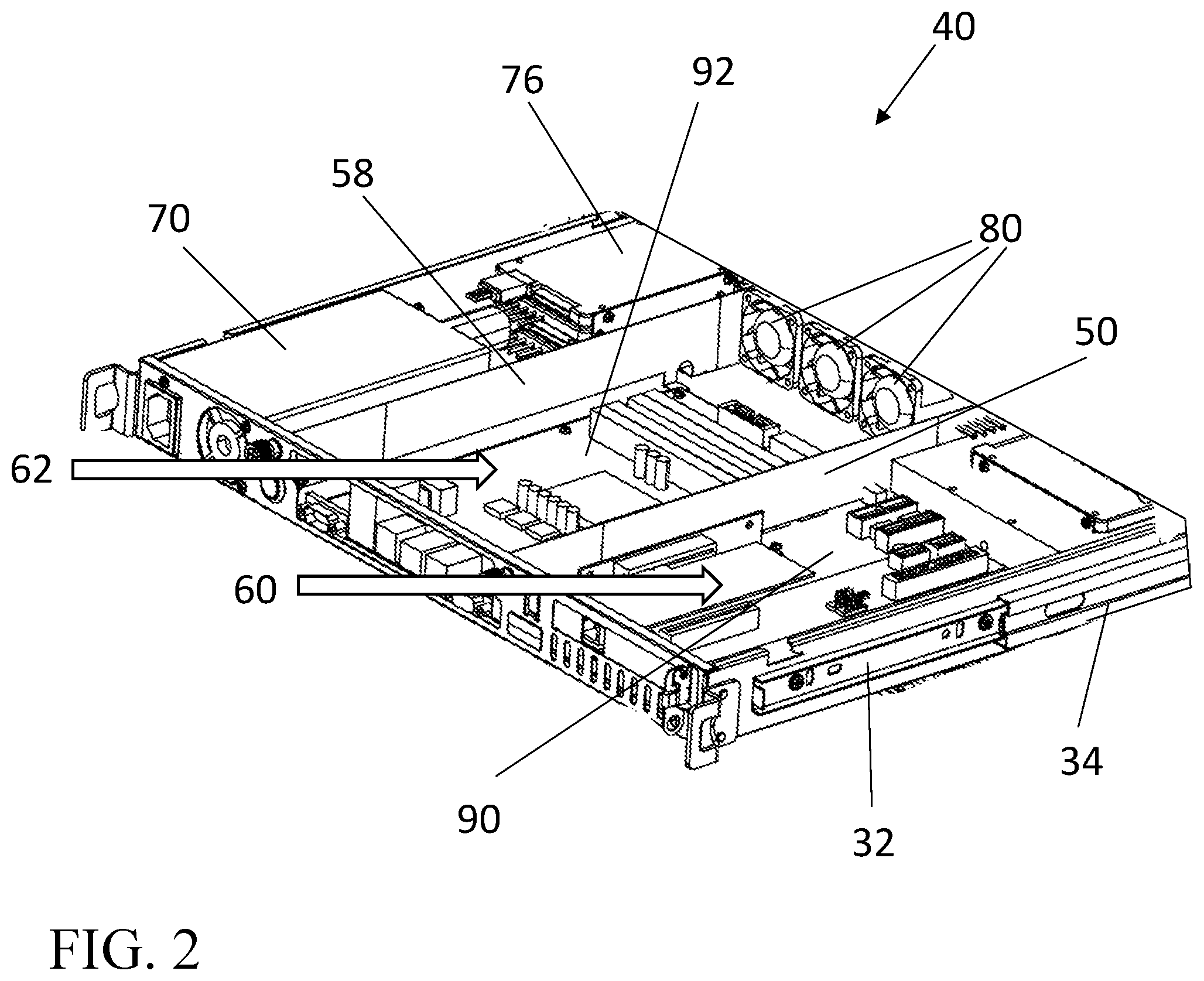 Patent US12328849 Figure 2 – Space saving data center system