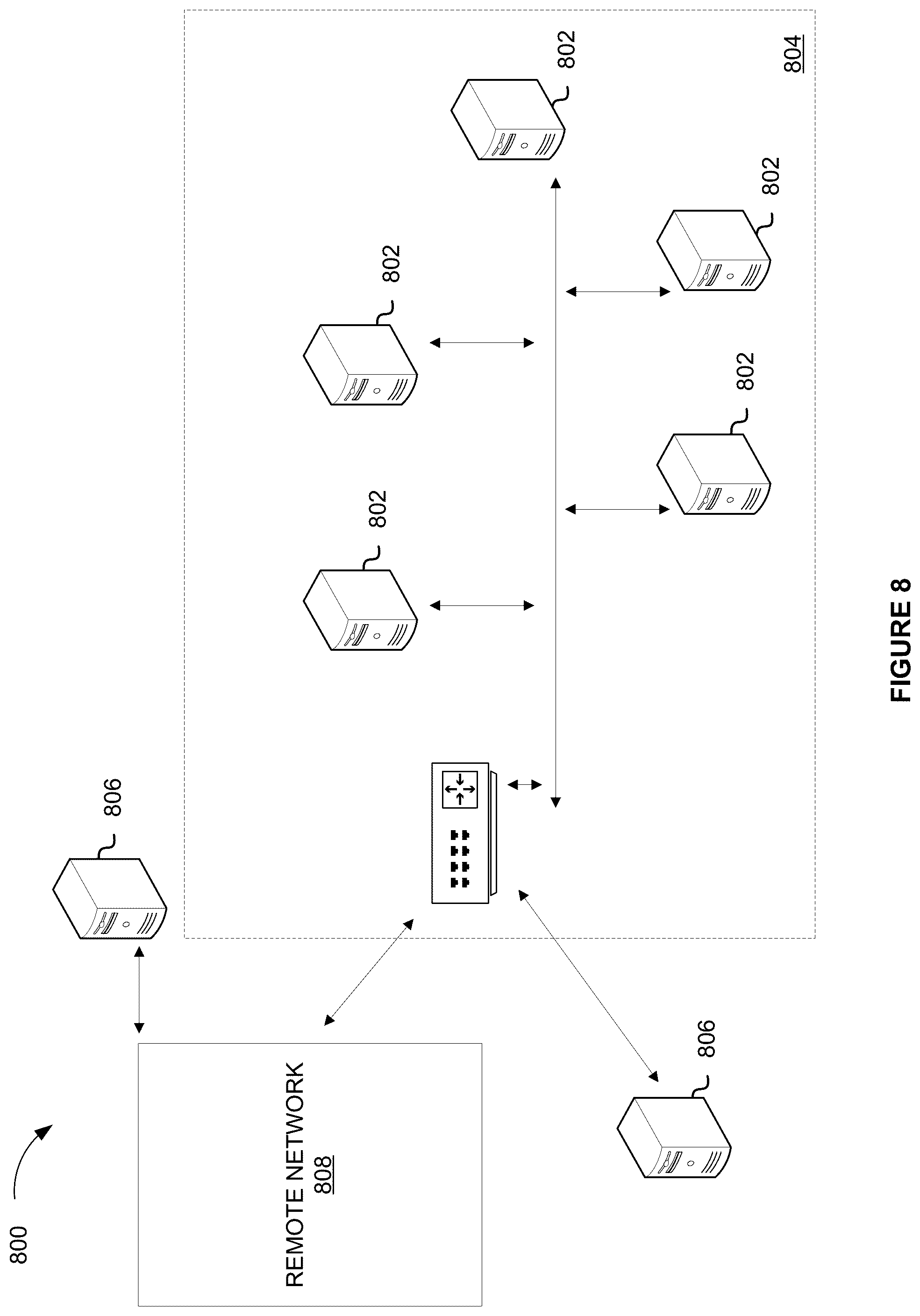 Patent US12328851 Figure 8 – Intelligent refrigerant-assisted liquid-to-air heat exchanger for datacenter cooling systems