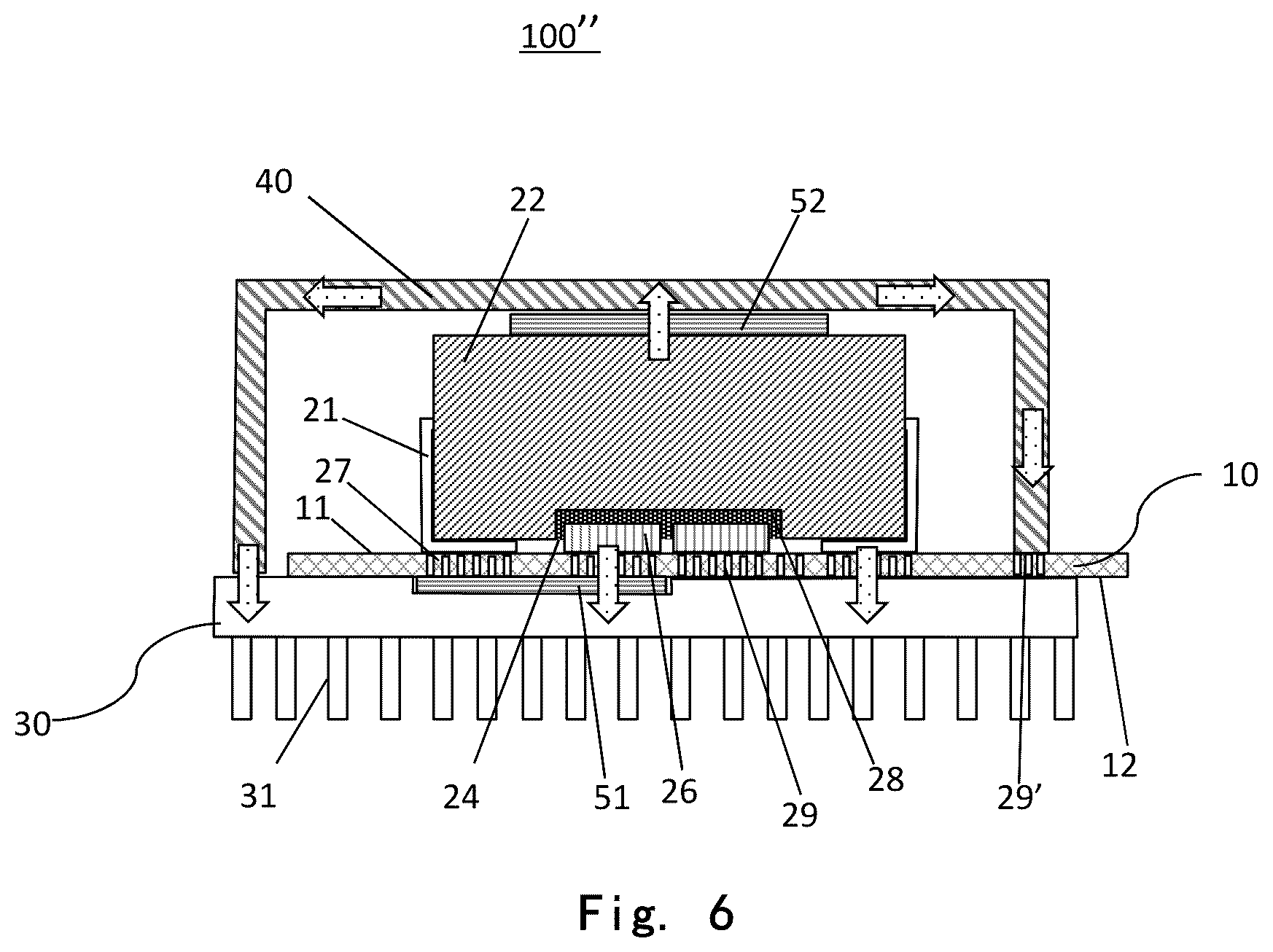 Patent US12328853 Figure 6 – Power supply device and printed circuit board device comprising same