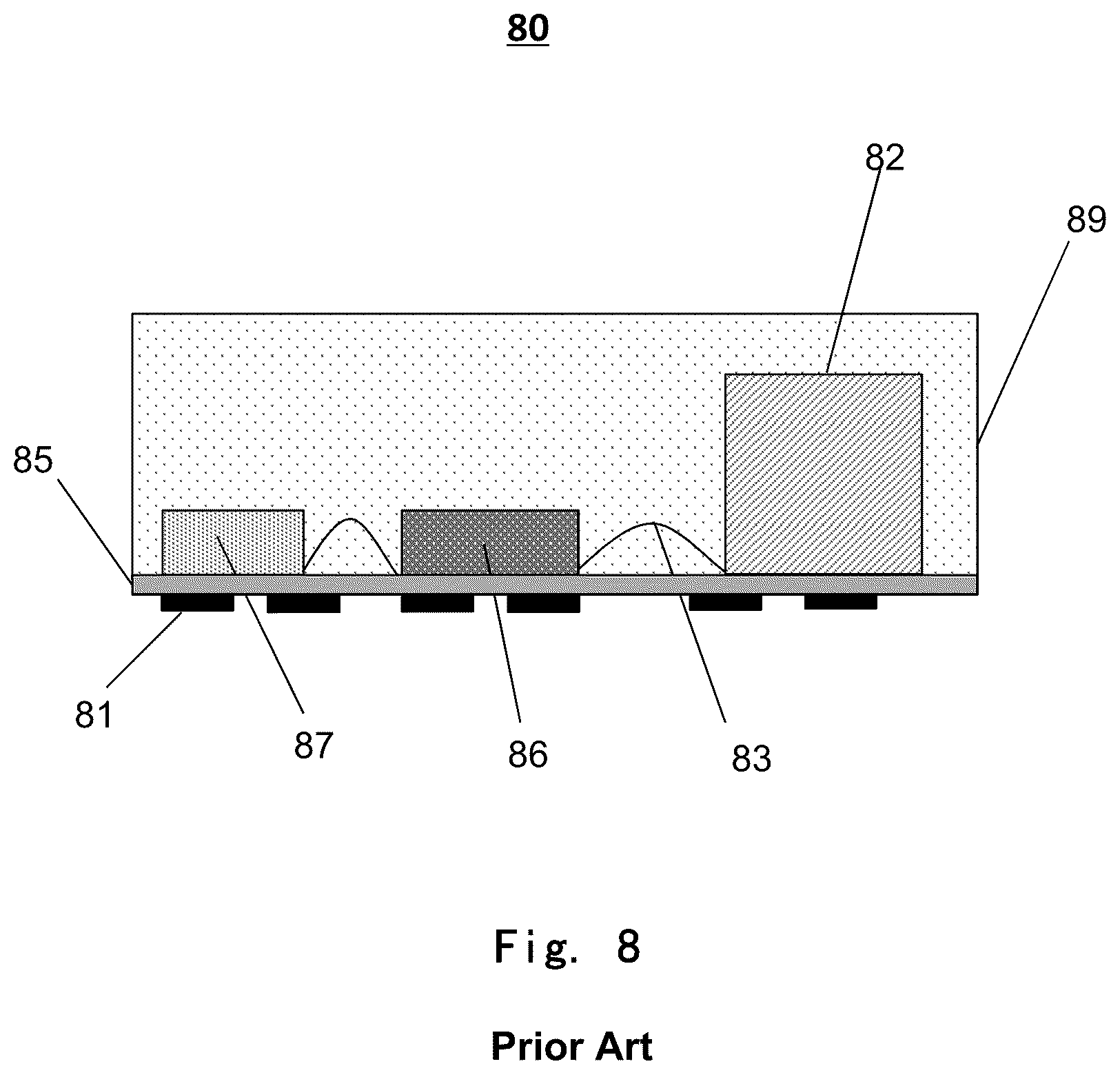 Patent US12328853 Figure 8 – Power supply device and printed circuit board device comprising same