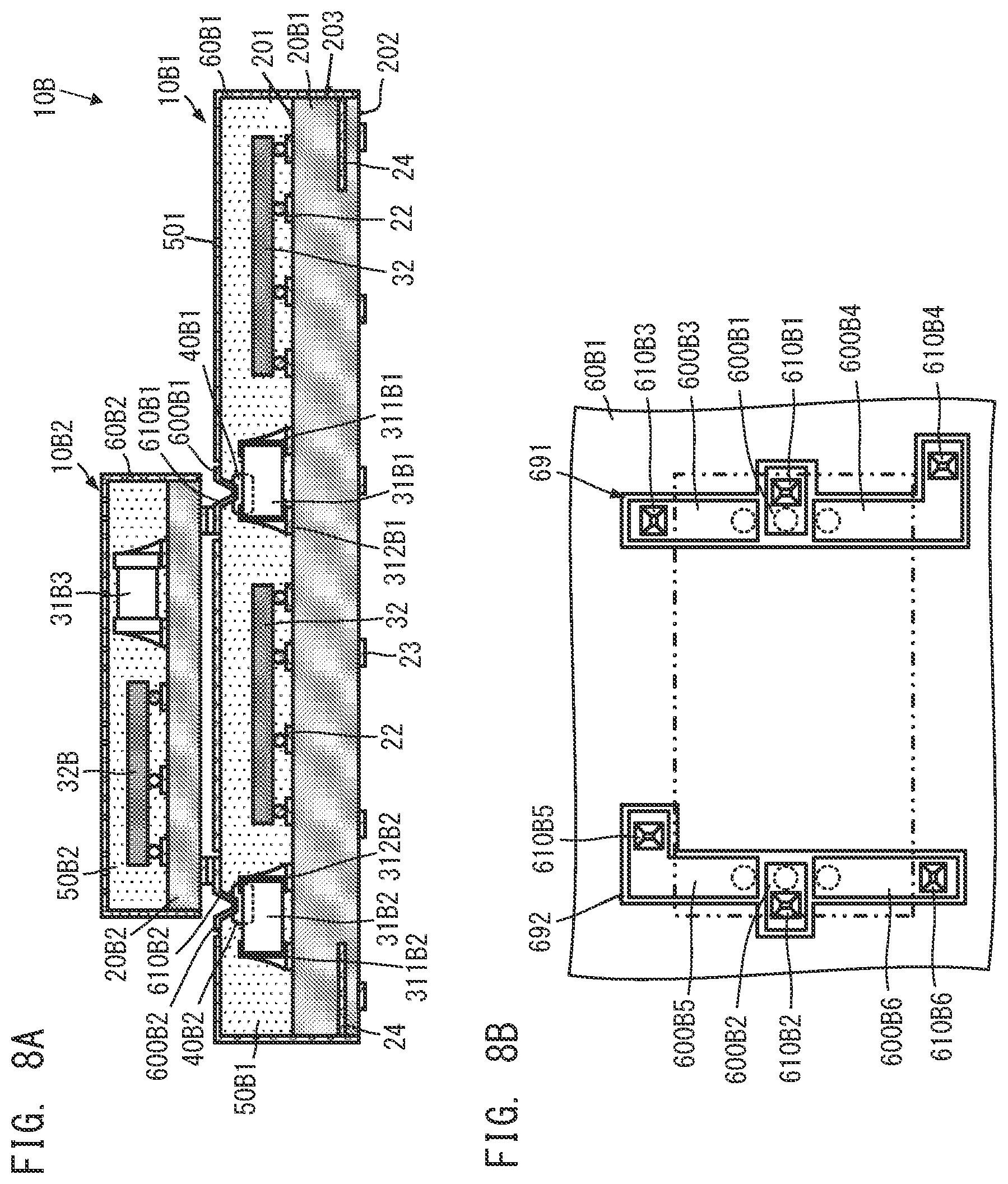 Patent US12328857 Figure 8 – Electronic component module and method of manufacturing electronic component module