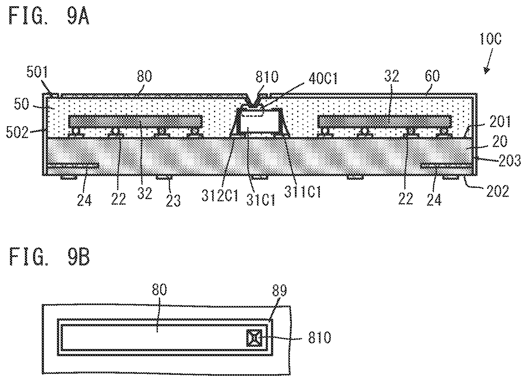 Patent US12328857 Figure 9 – Electronic component module and method of manufacturing electronic component module