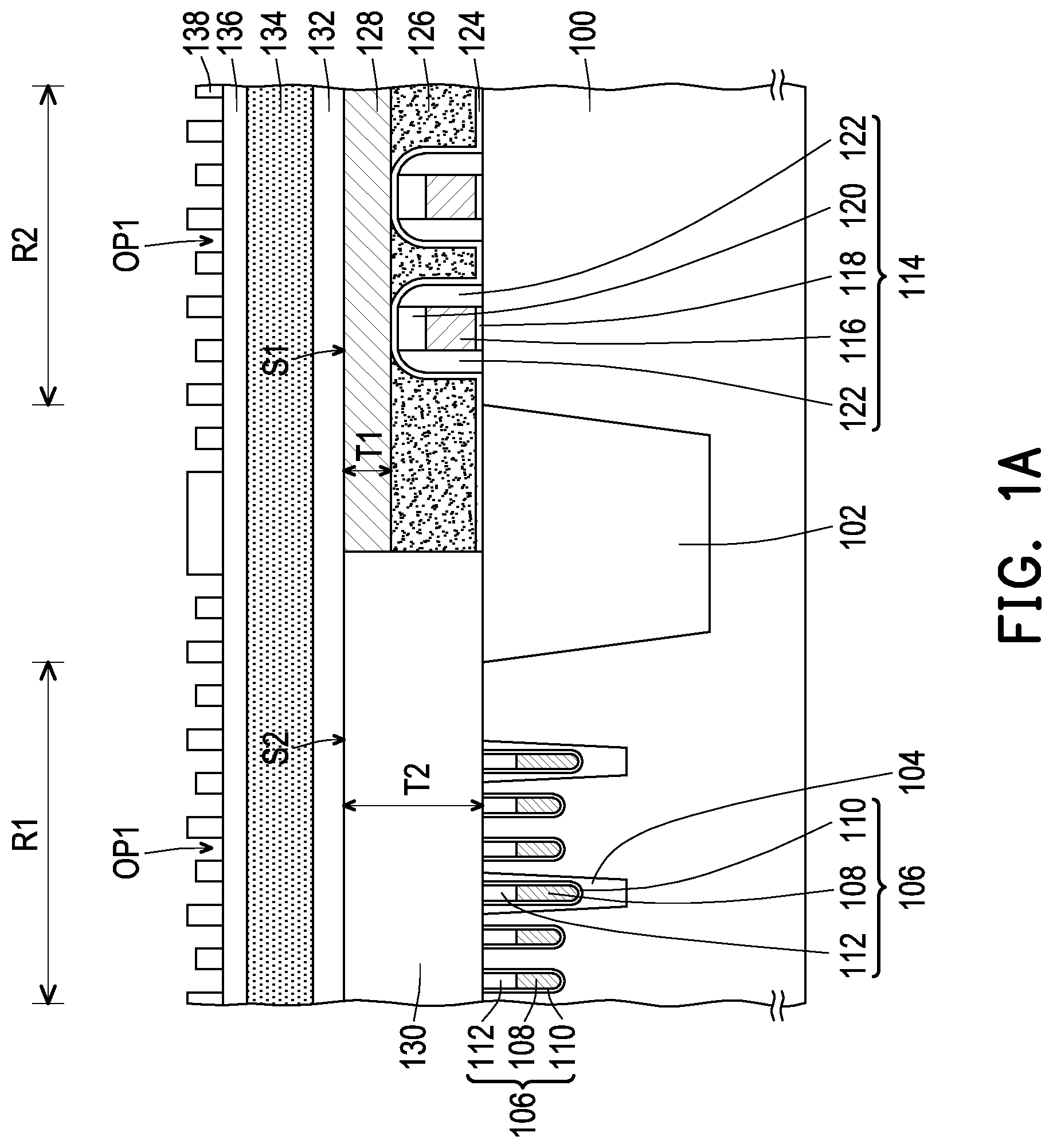Patent US12328862 Figure 1 – Semiconductor structure and manufacturing method thereof