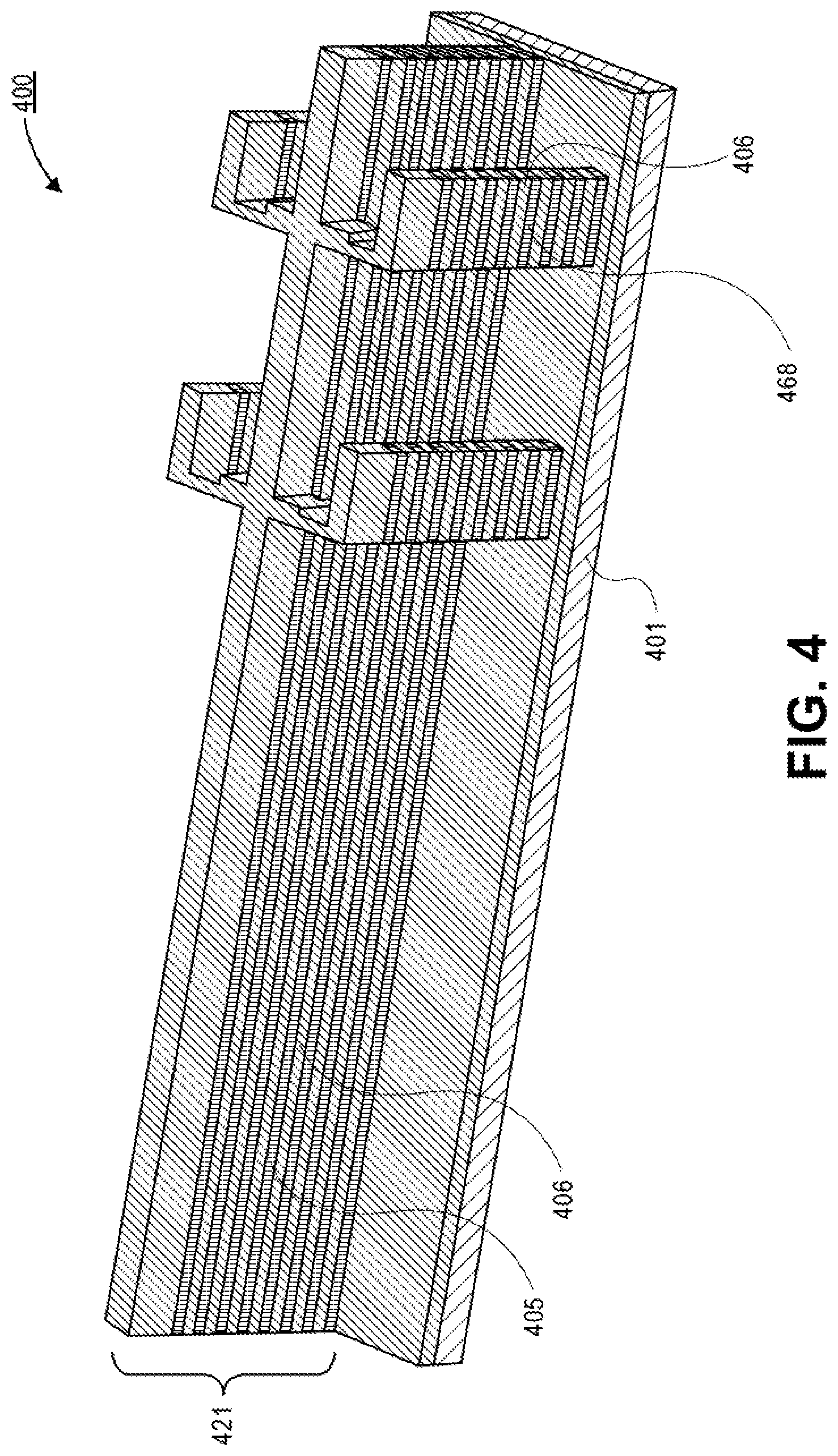 Patent US12328864 Figure 5 – 3D 1T1C stacked dram structure and method to fabricate