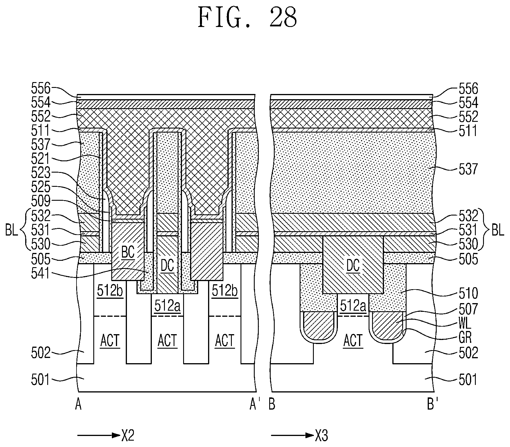 Patent US12328865 Figure 16 – Semiconductor device and method of fabricating the same