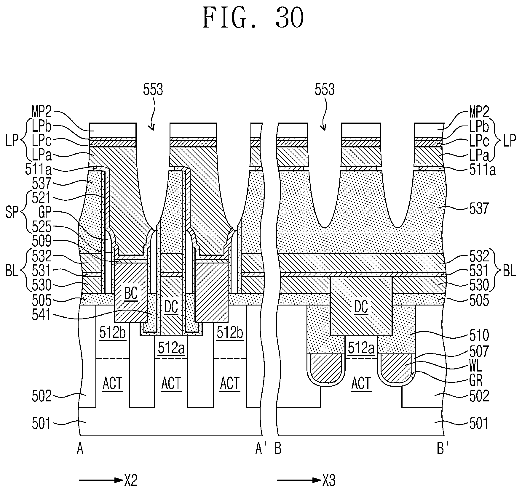 Patent US12328865 Figure 18 – Semiconductor device and method of fabricating the same