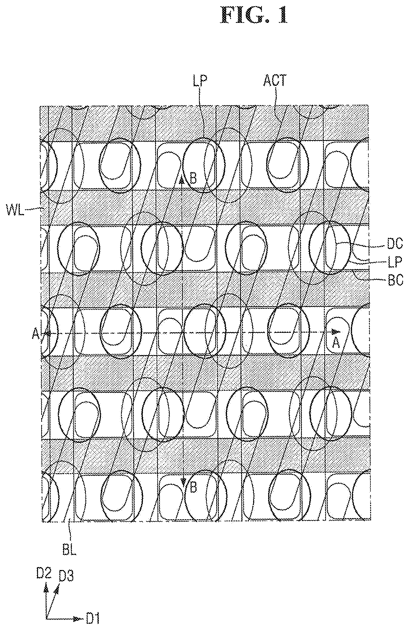 Patent US12328869 Figure 1 – Semiconductor memory devices and methods for fabricating the same