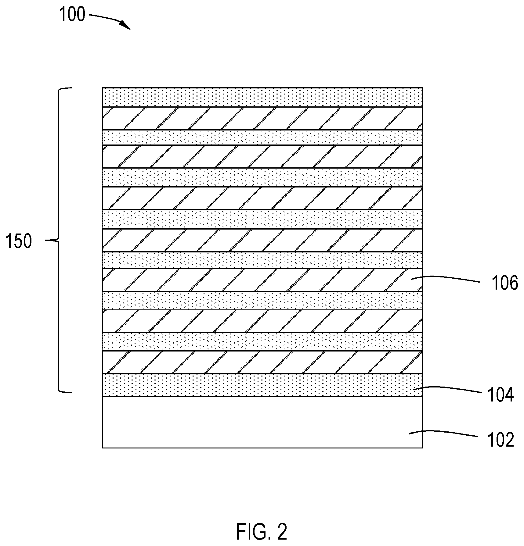 Patent US12328872 Figure 2 – Liner for V-NAND word line stack