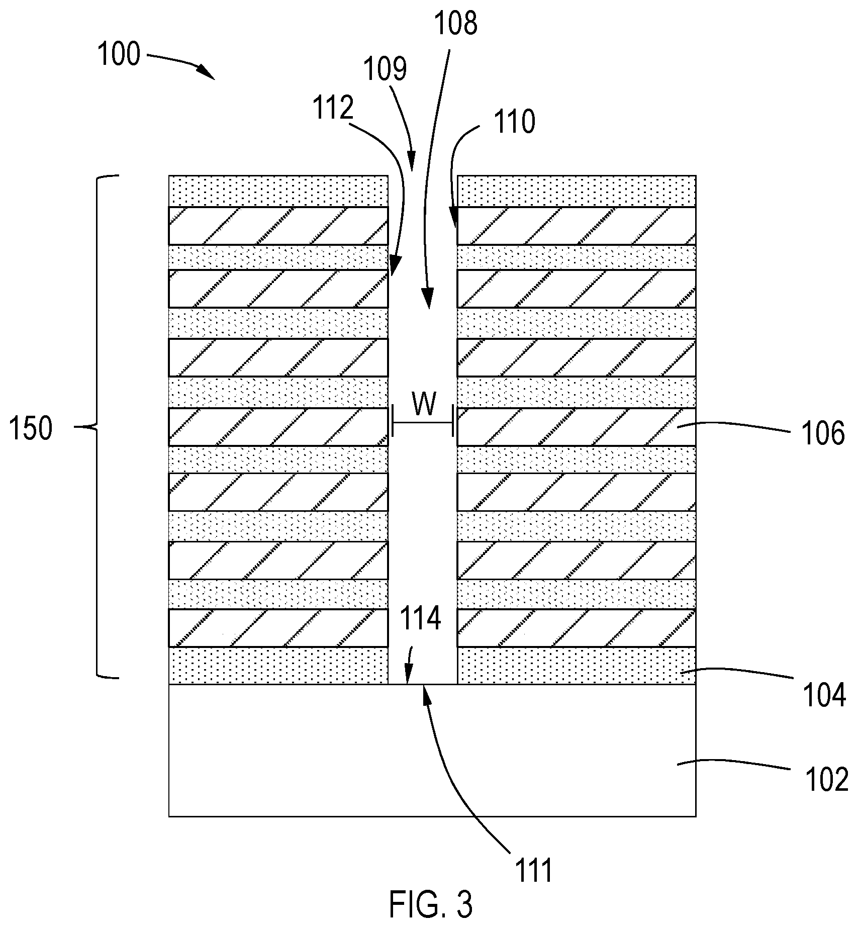 Patent US12328872 Figure 3 – Liner for V-NAND word line stack