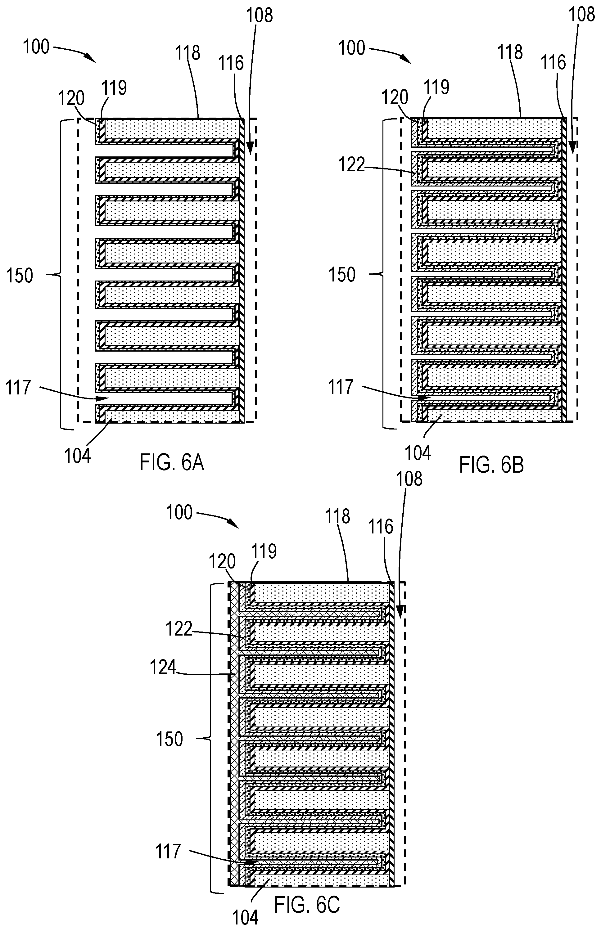 Patent US12328872 Figure 6 – Liner for V-NAND word line stack