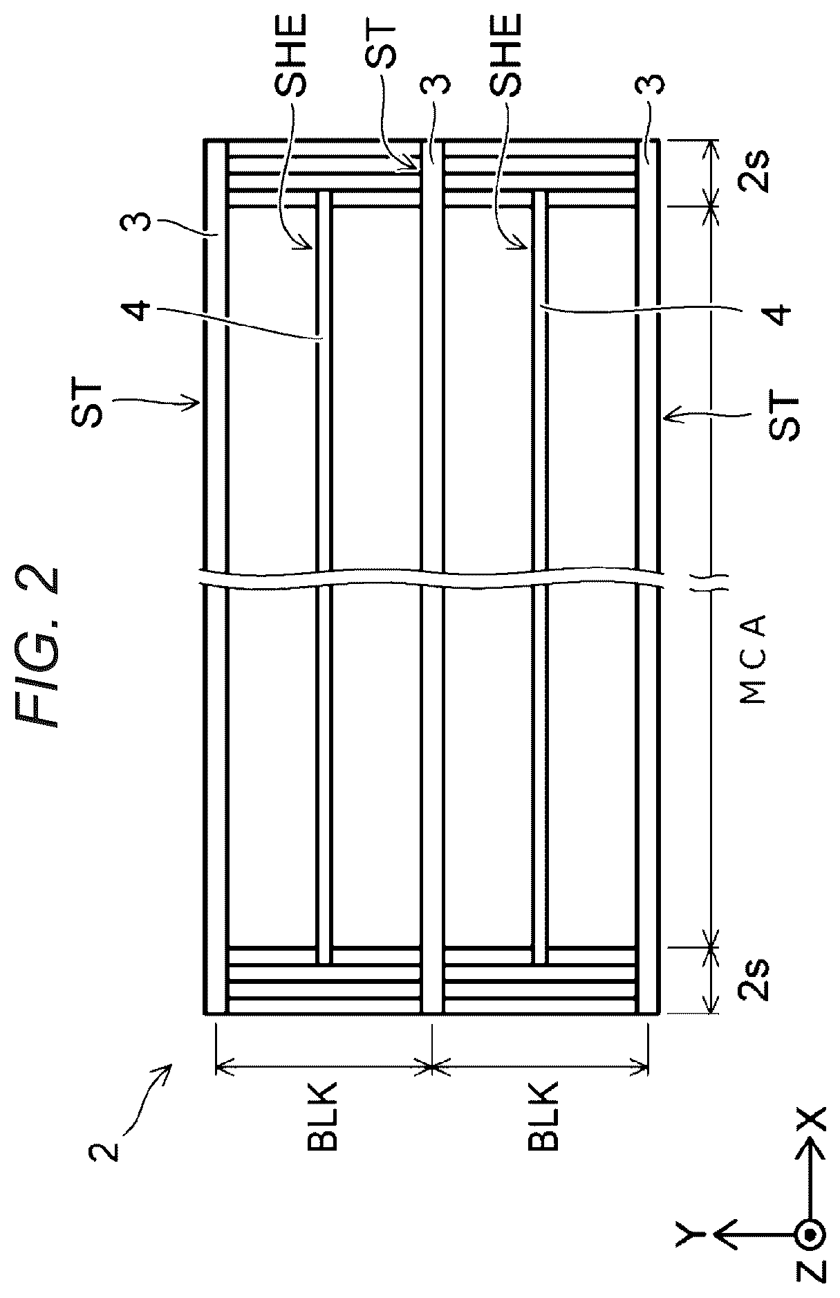 Patent US12328874 Figure 2 – Semiconductor storage device