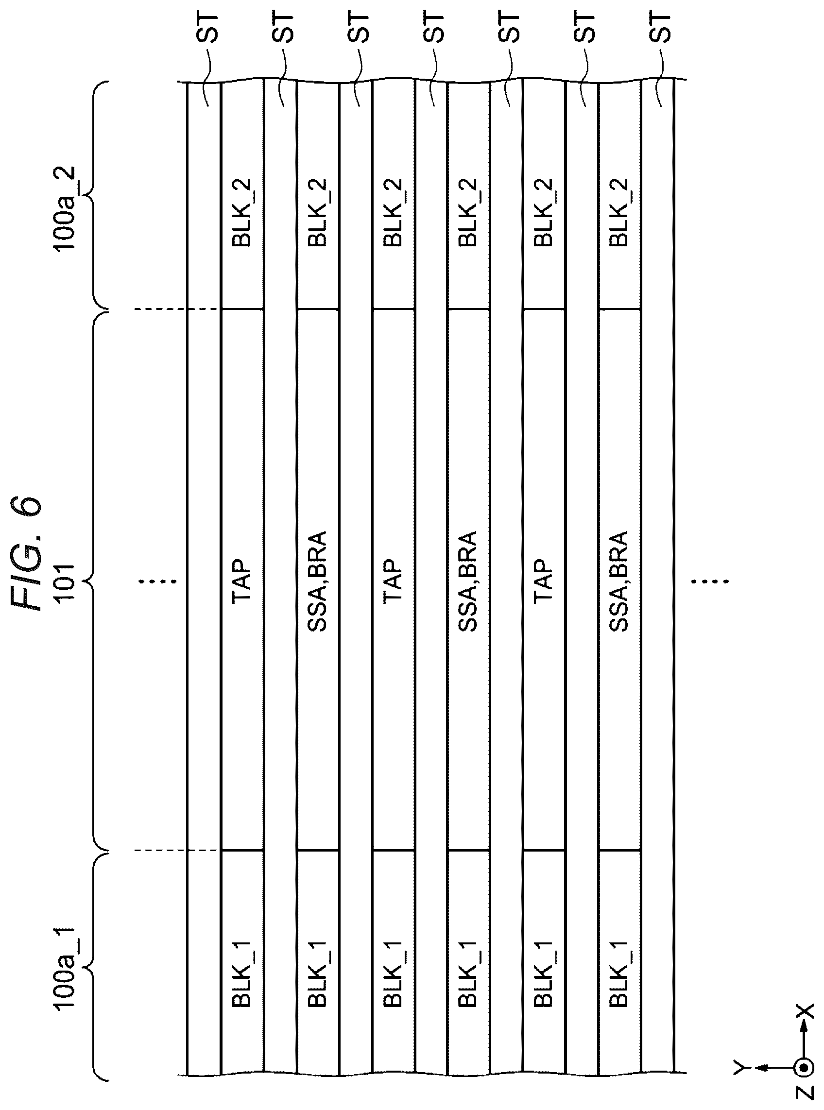 Patent US12328874 Figure 6 – Semiconductor storage device
