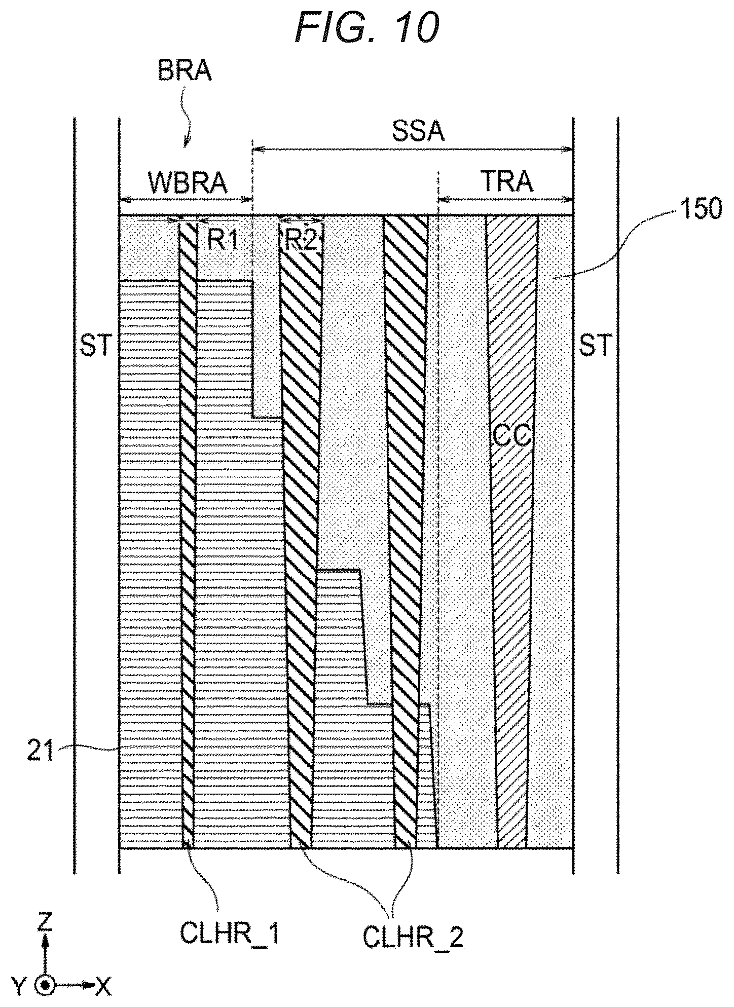 Patent US12328874 Figure 12 – Semiconductor storage device