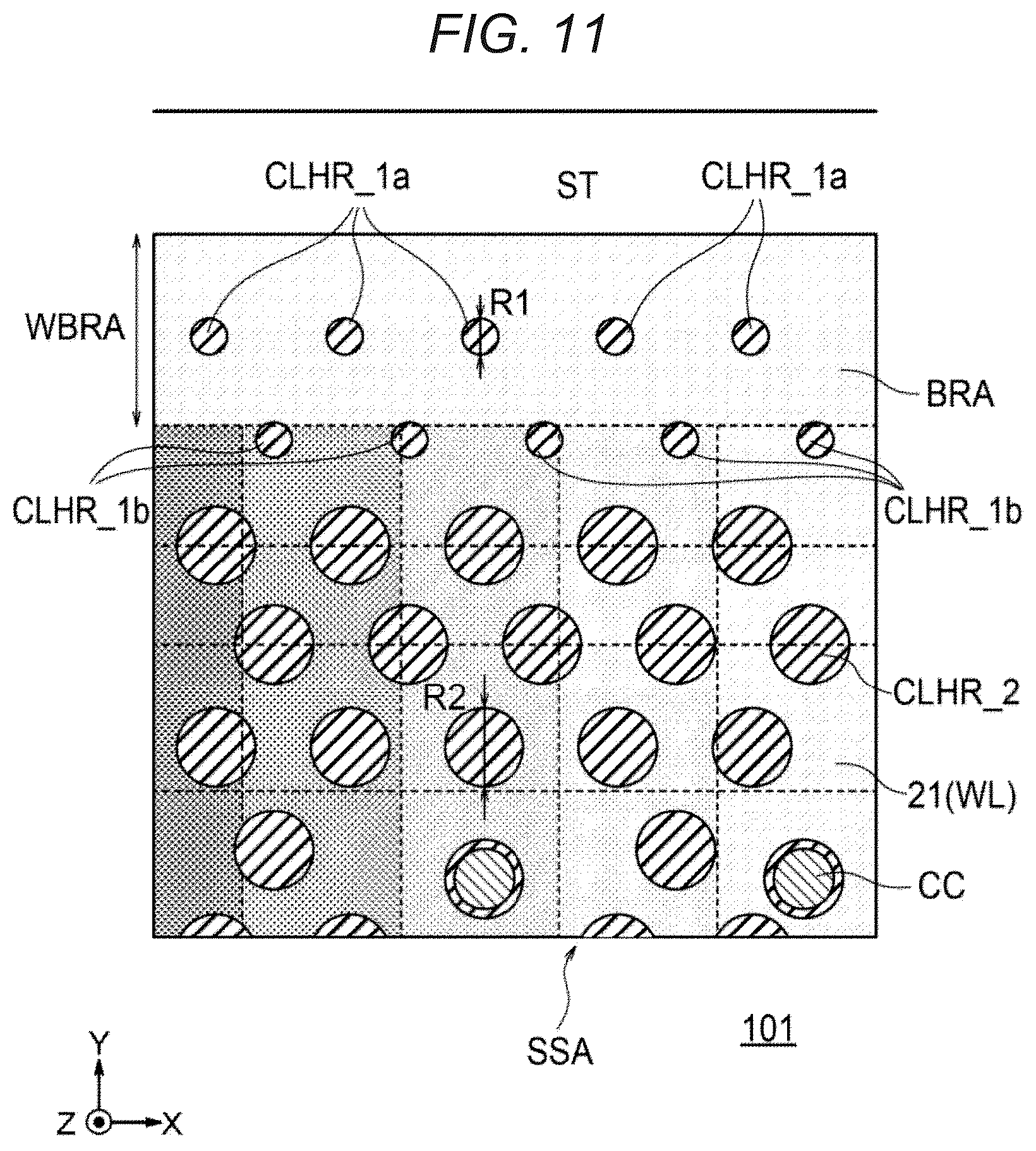 Patent US12328874 Figure 13 – Semiconductor storage device