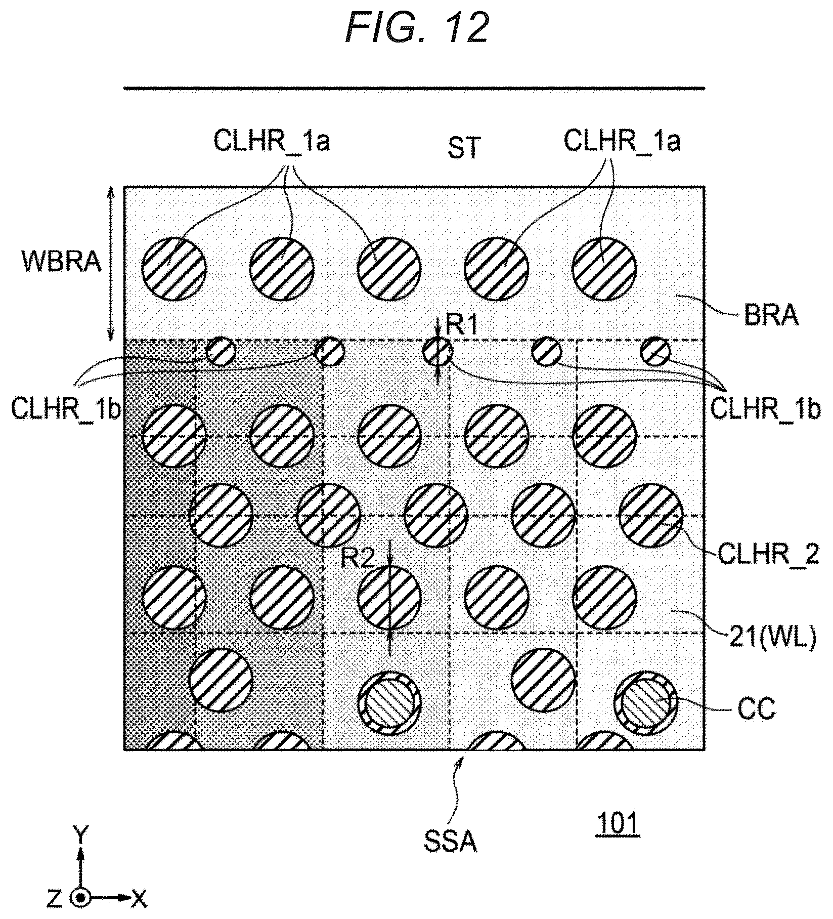 Patent US12328874 Figure 14 – Semiconductor storage device