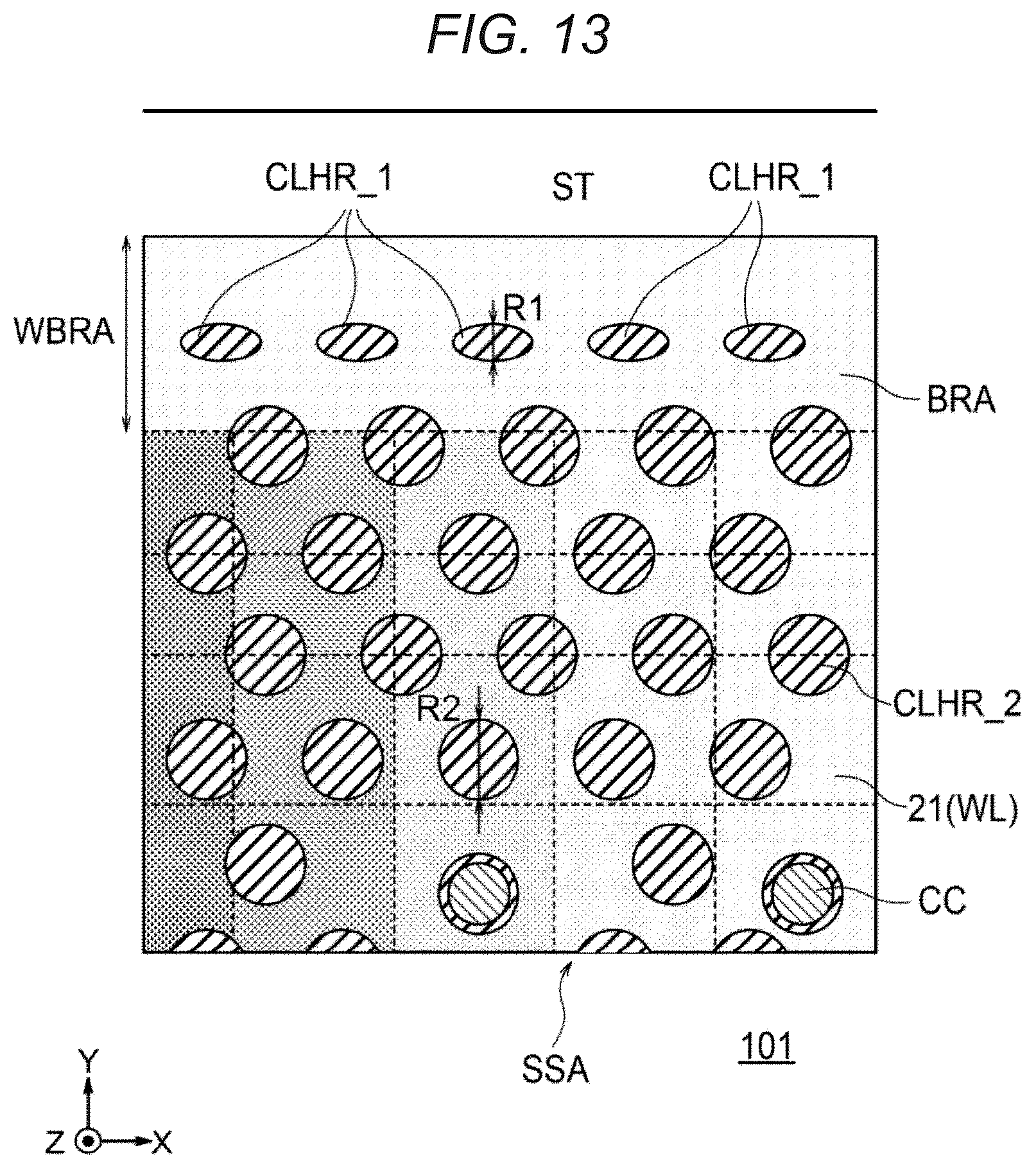 Patent US12328874 Figure 15 – Semiconductor storage device