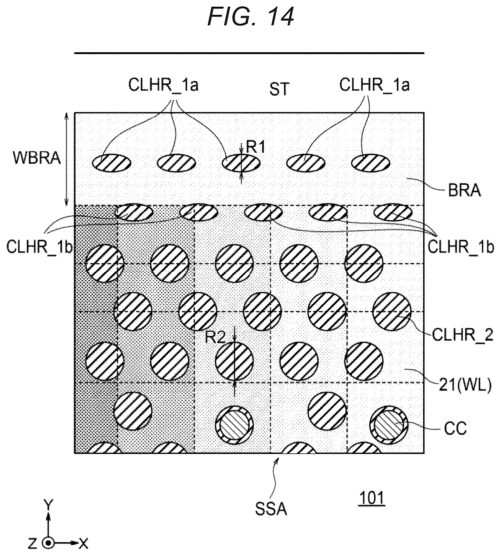 Patent US12328874 Figure 16 – Semiconductor storage device