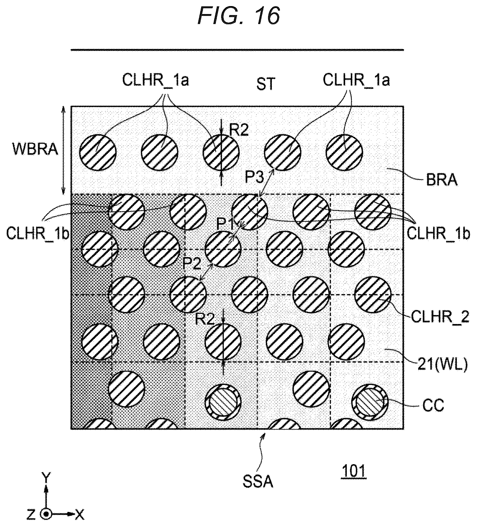 Patent US12328874 Figure 18 – Semiconductor storage device