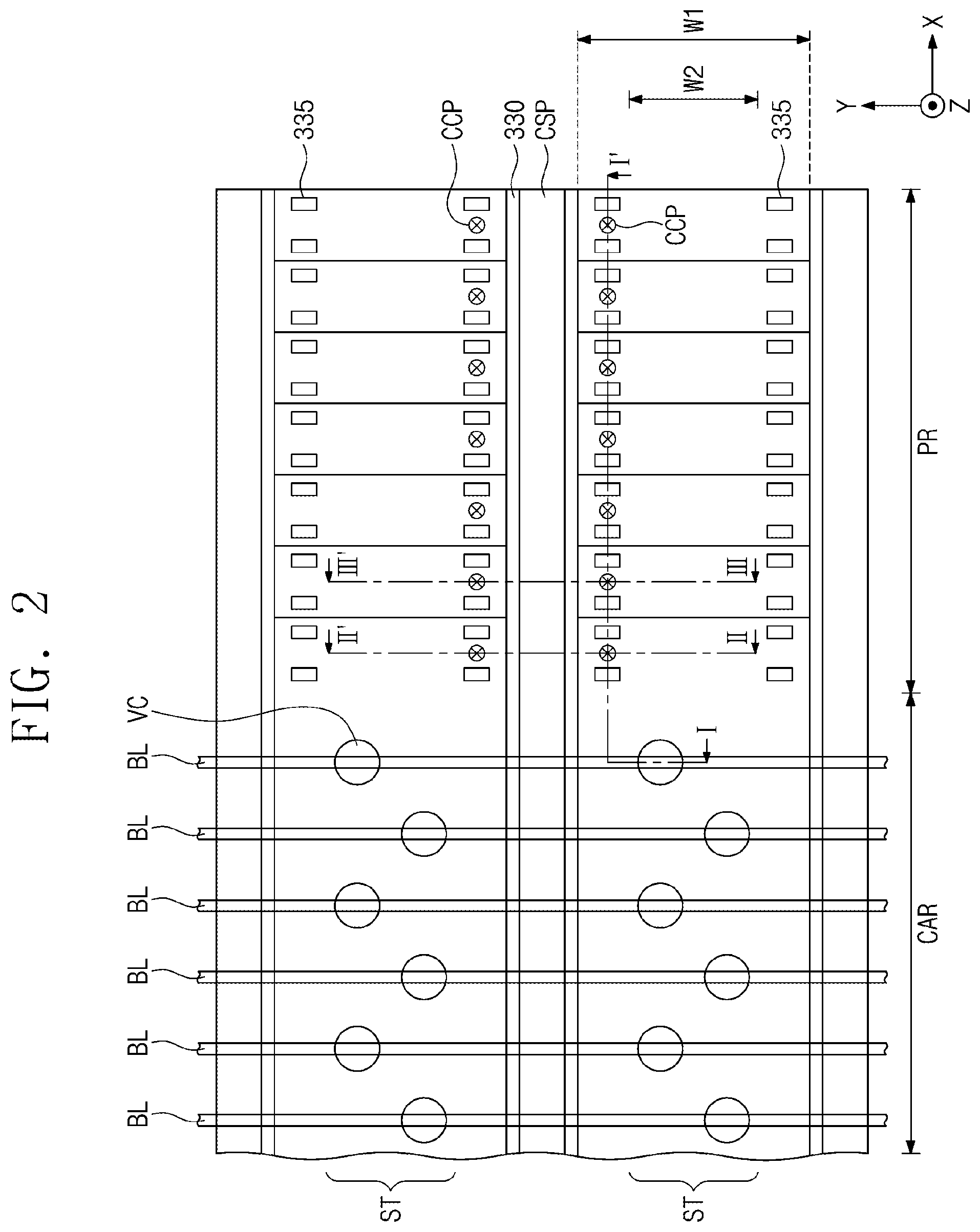 Patent US12328876 Figure 2 – Three-dimensional semiconductor memory device