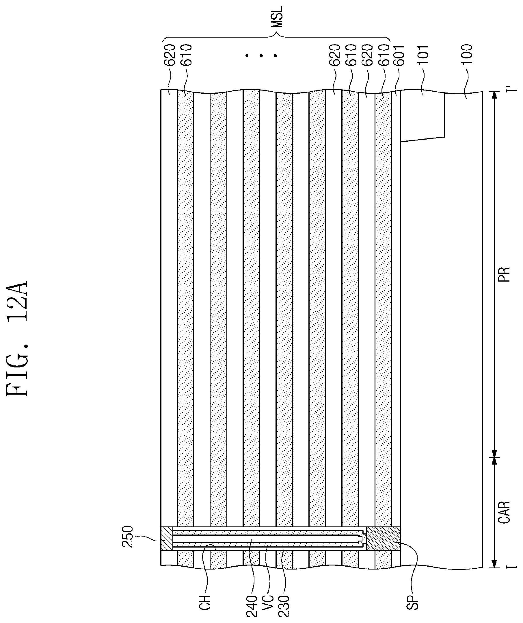 Patent US12328876 Figure 12 – Three-dimensional semiconductor memory device