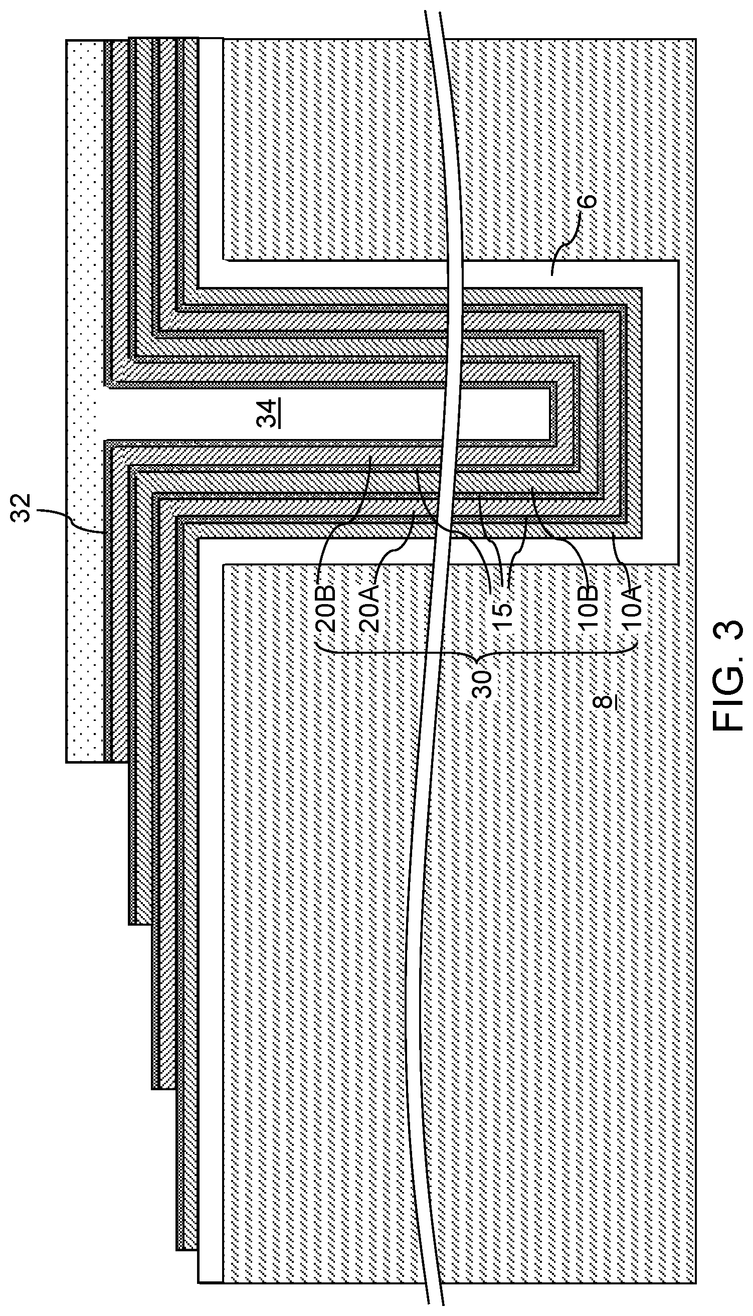 Patent US12328881 Figure 4 – Deformation-resistant deep trench capacitor structure and methods of forming the same