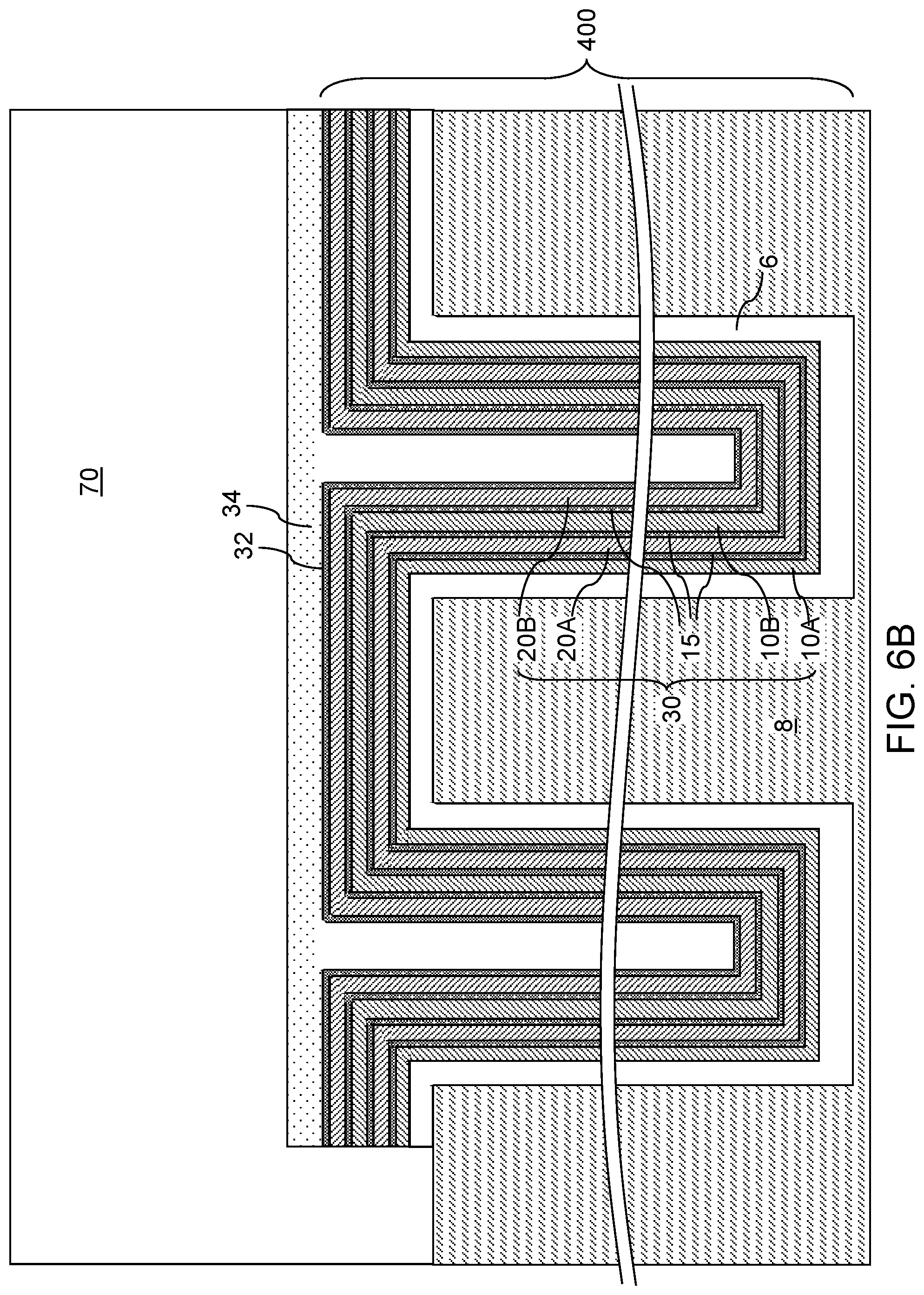 Patent US12328881 Figure 8 – Deformation-resistant deep trench capacitor structure and methods of forming the same