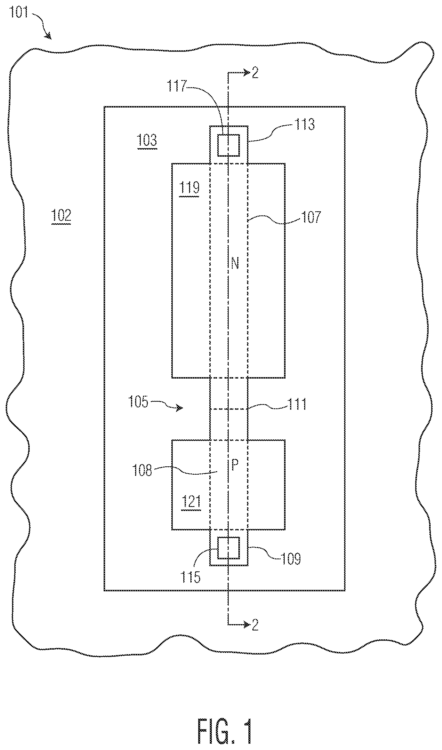 Patent US12328883 Figure 1 – Polycrystalline semiconductor resistor