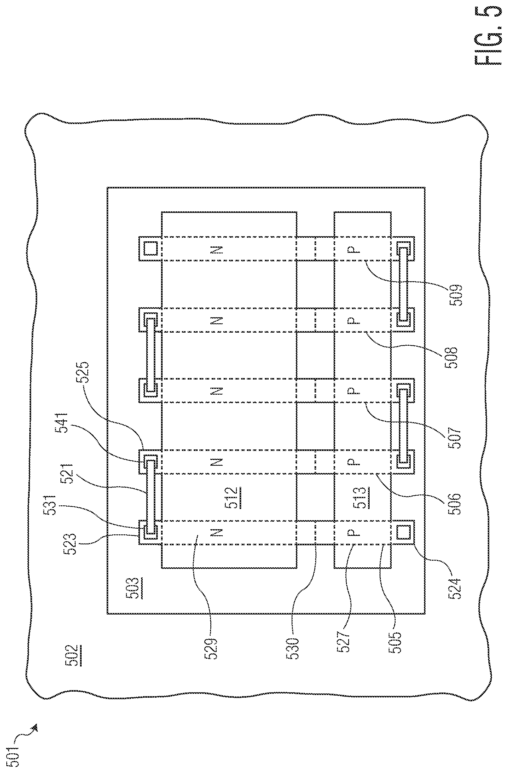 Patent US12328883 Figure 5 – Polycrystalline semiconductor resistor
