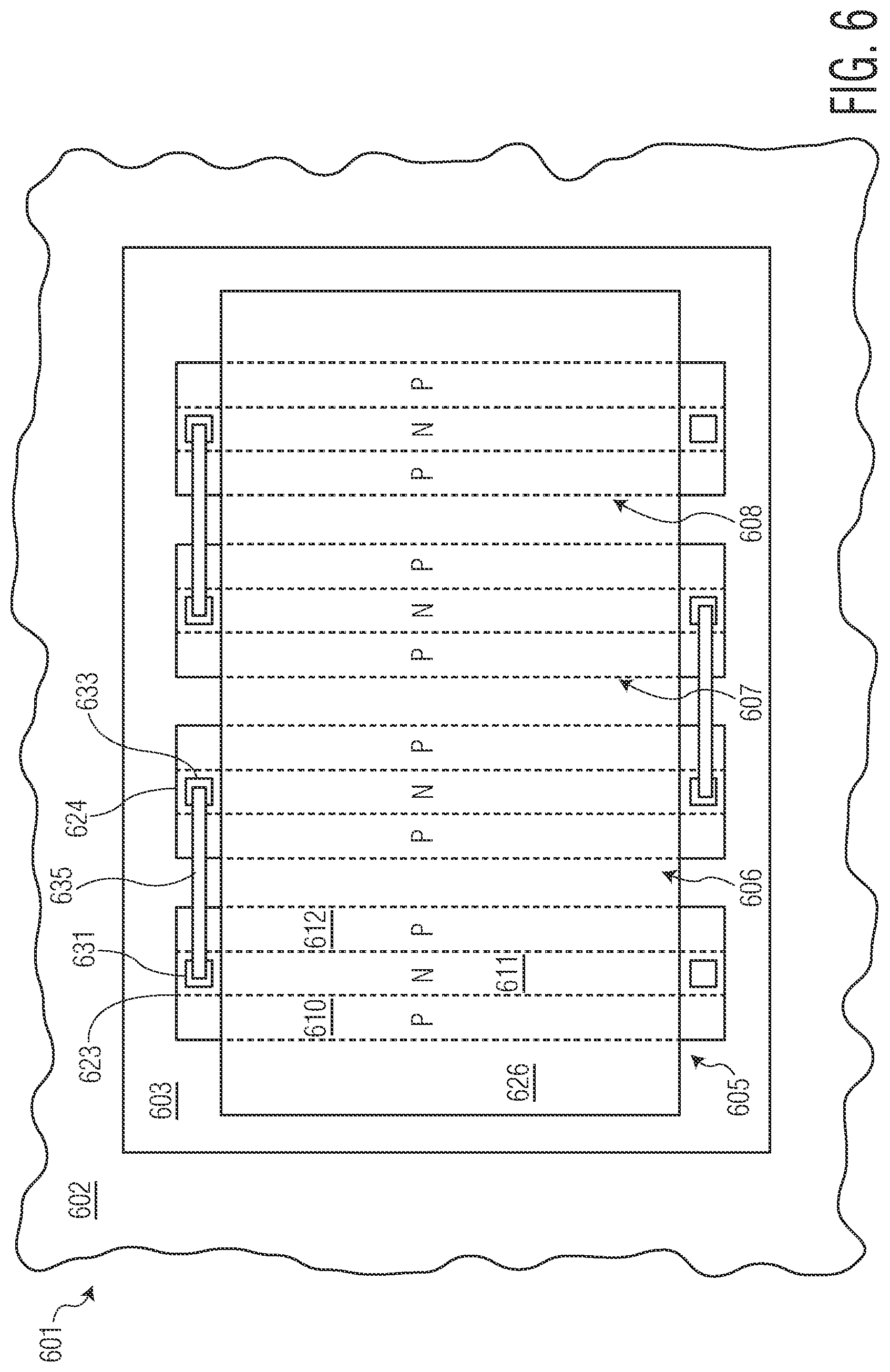 Patent US12328883 Figure 6 – Polycrystalline semiconductor resistor