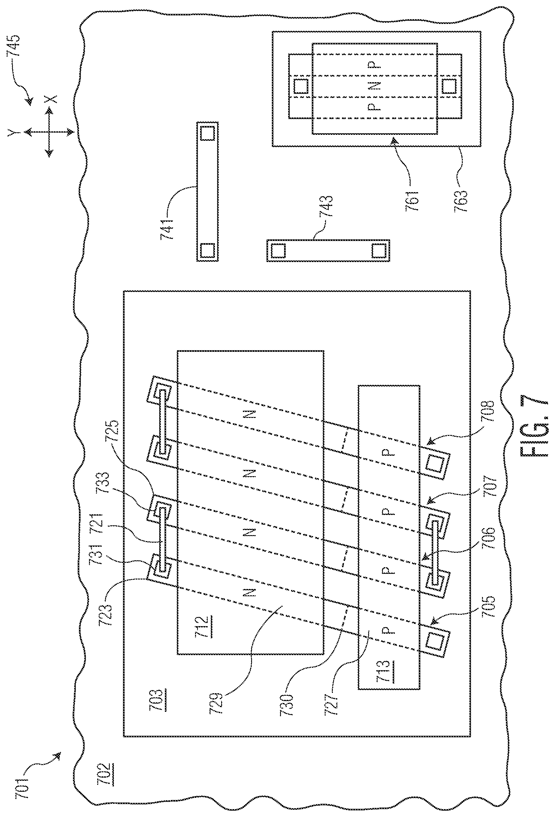 Patent US12328883 Figure 7 – Polycrystalline semiconductor resistor