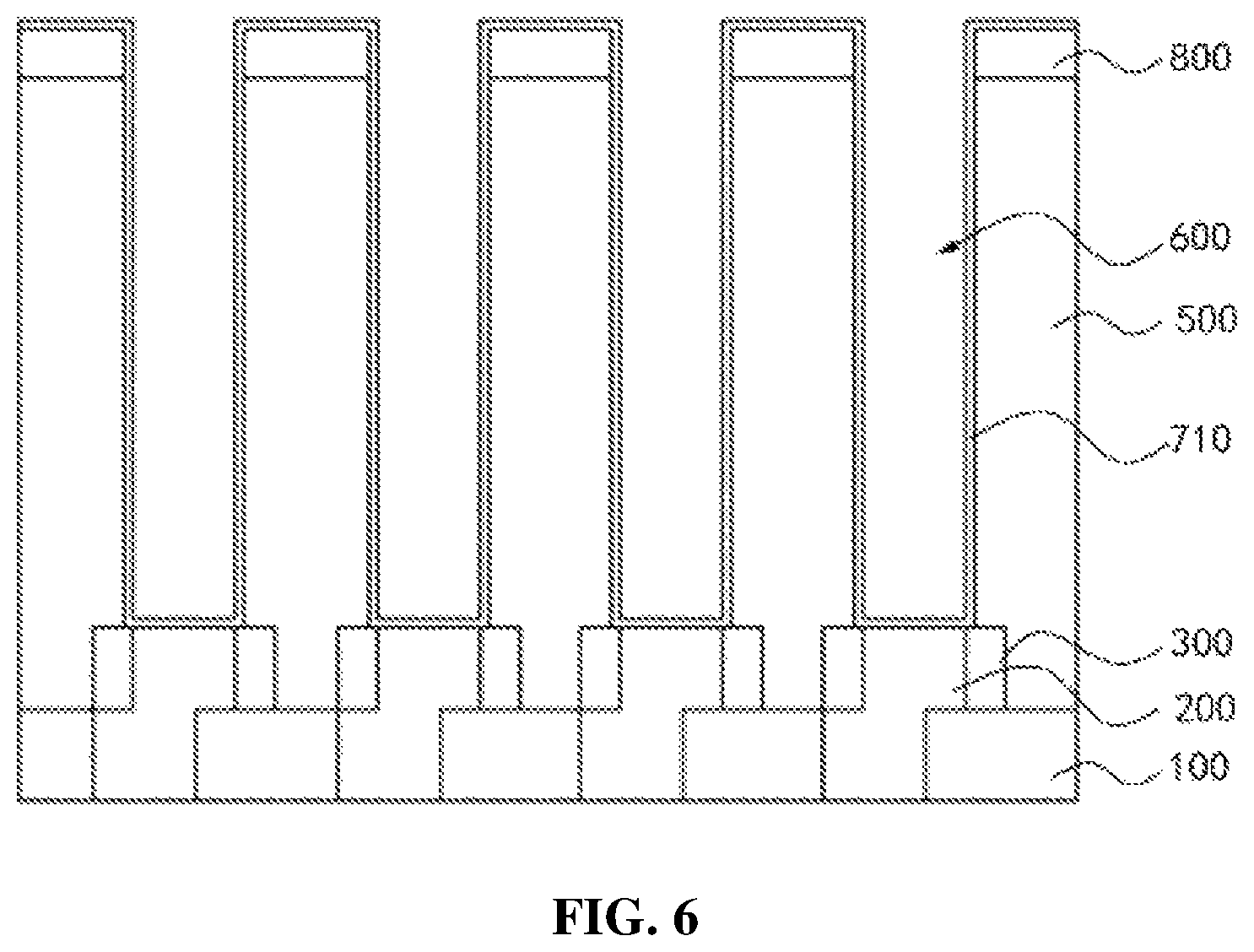 Patent US12328885 Figure 6 – Method for processing capacitive structure and semiconductor structure
