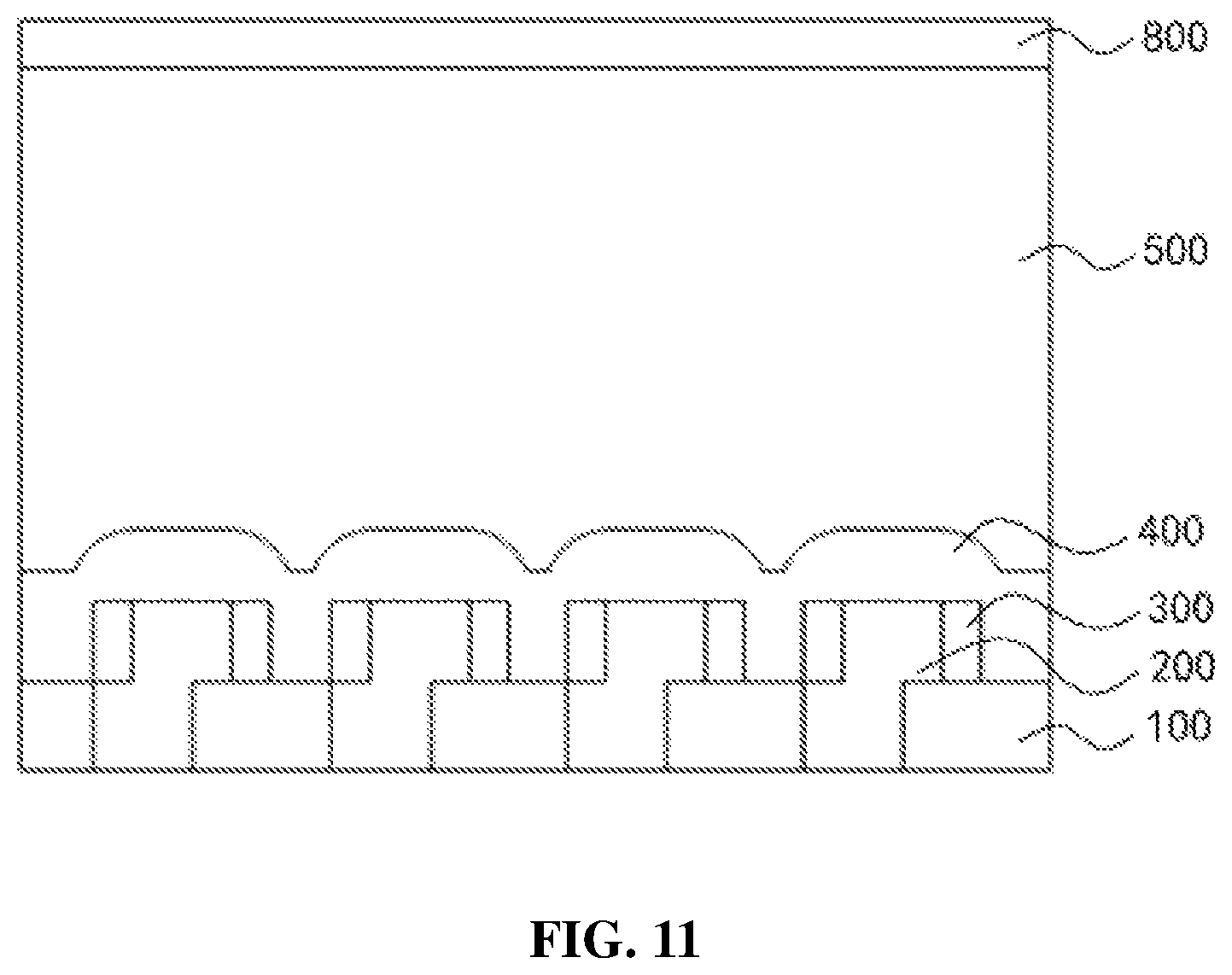 Patent US12328885 Figure 11 – Method for processing capacitive structure and semiconductor structure