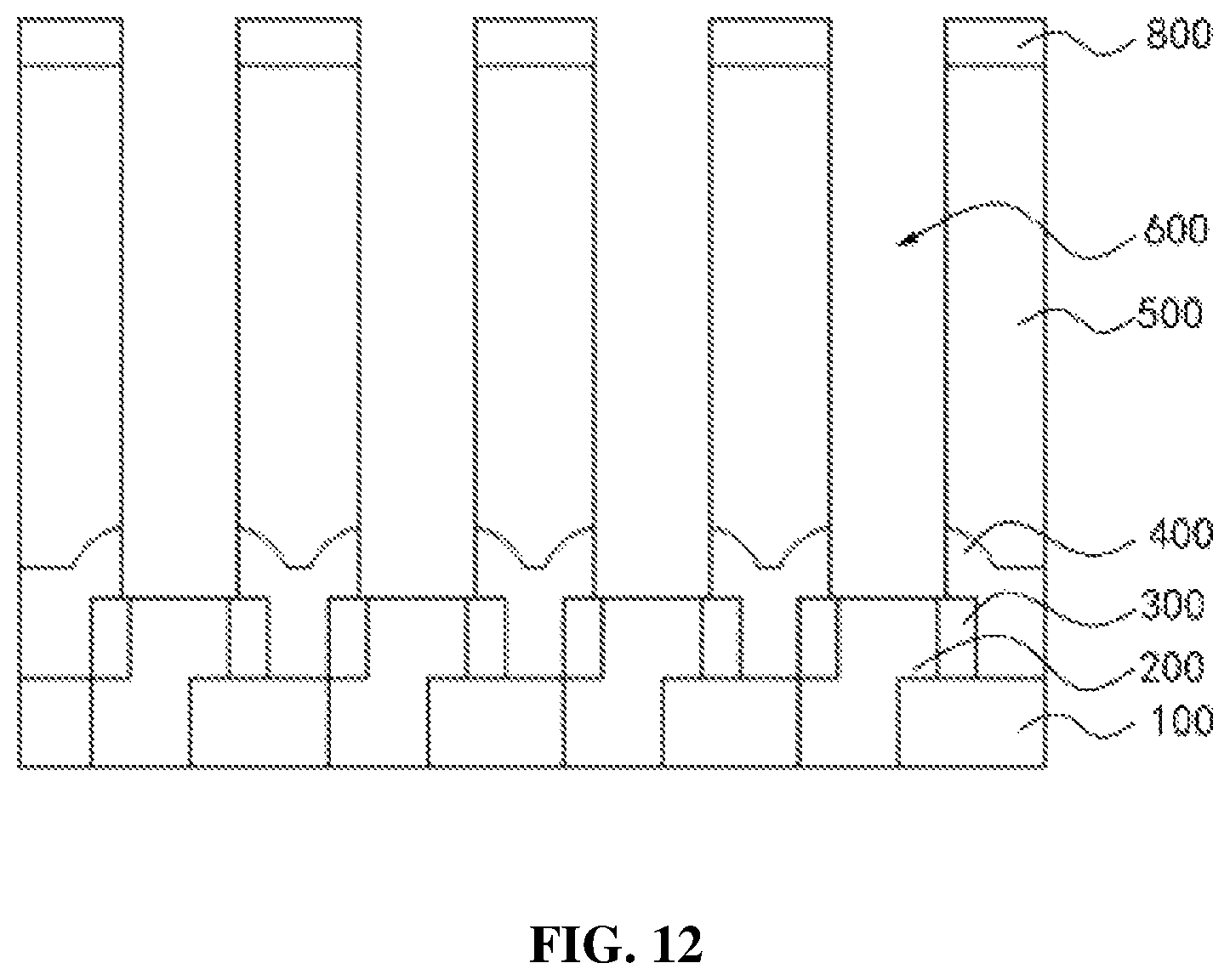 Patent US12328885 Figure 12 – Method for processing capacitive structure and semiconductor structure