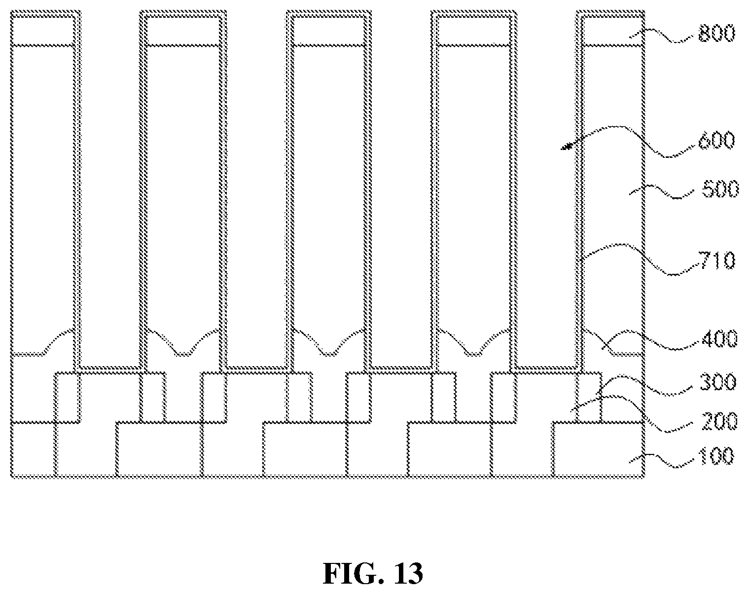 Patent US12328885 Figure 13 – Method for processing capacitive structure and semiconductor structure