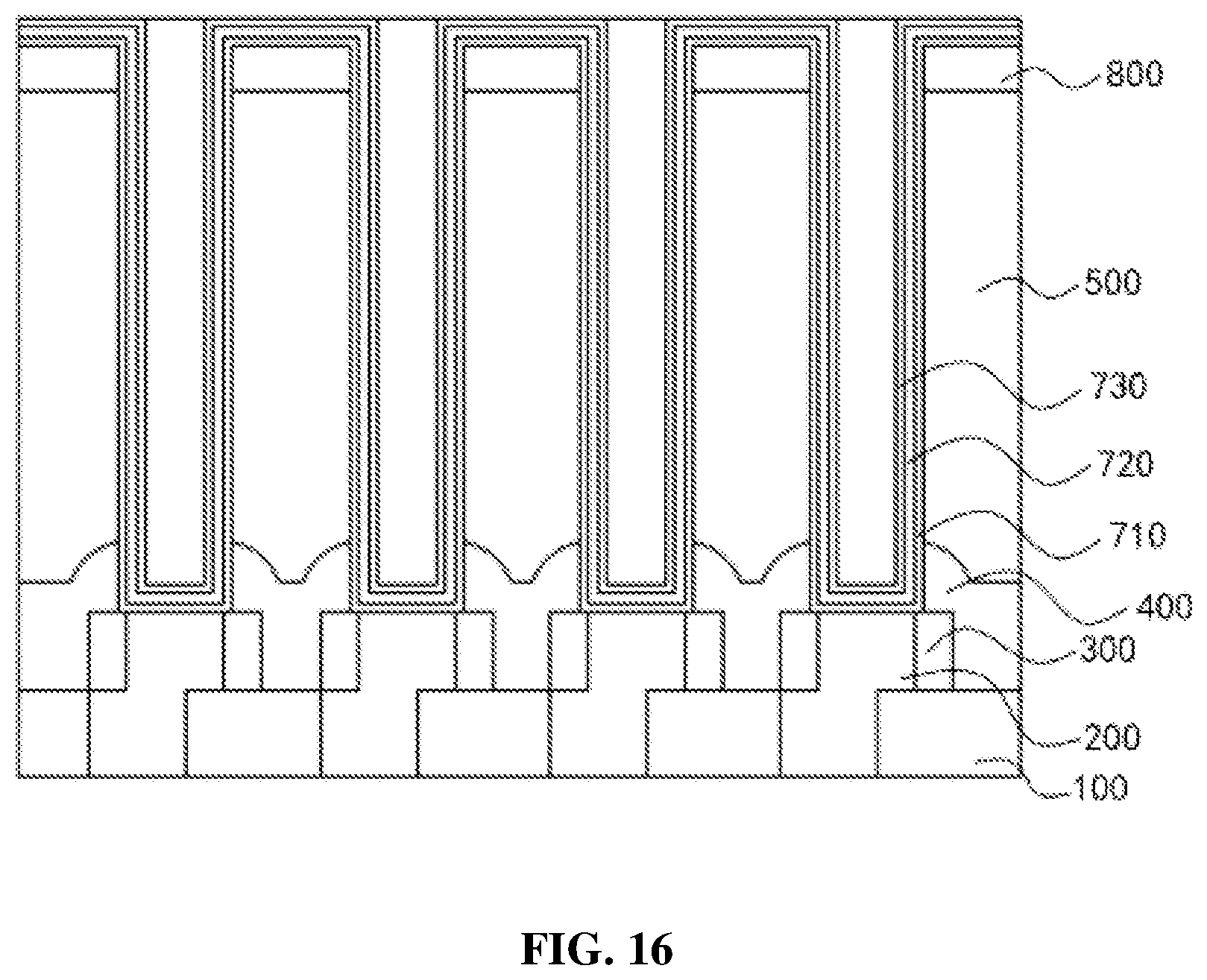 Patent US12328885 Figure 16 – Method for processing capacitive structure and semiconductor structure